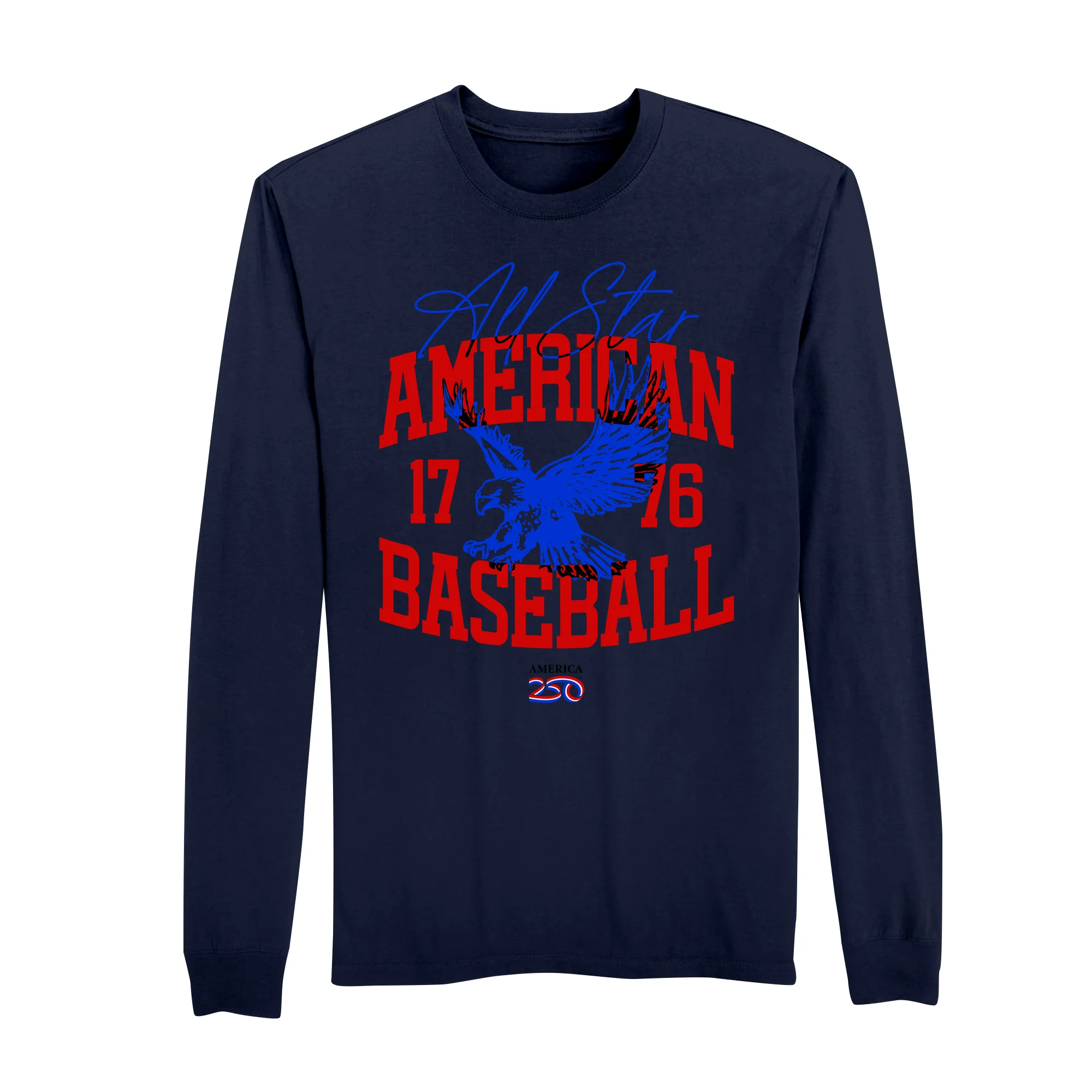 America250 All Star American Men's Long Sleeve T-Shirt - Image 2
