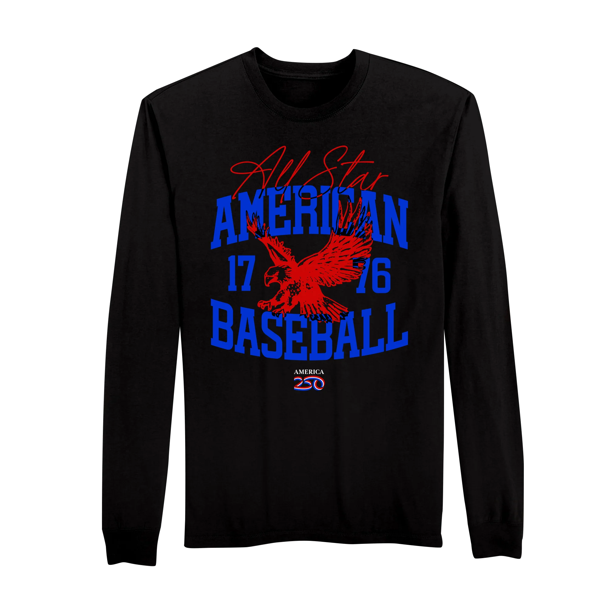 America250 All Star American Men's Long Sleeve T-Shirt - Image 4