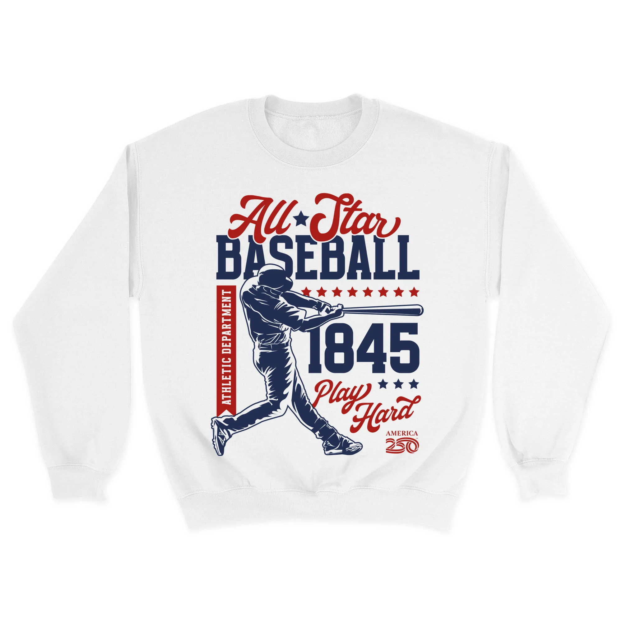 America250 All Star Baseball Unisex Crewneck Sweatshirt - Image 2