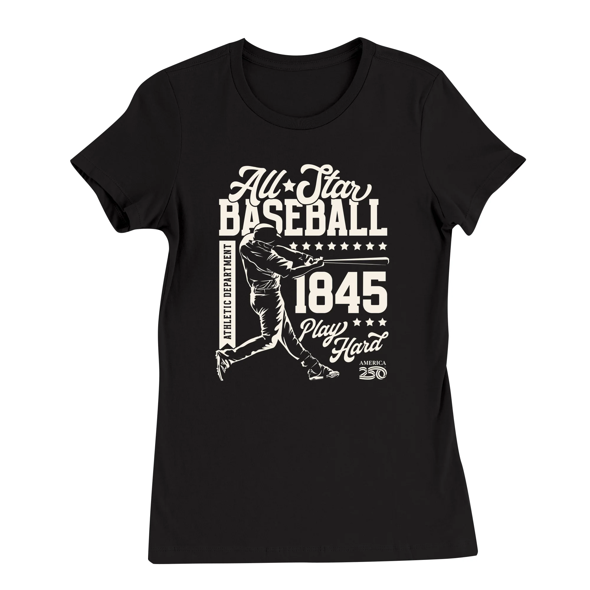 America250 All Star Baseball Women's T-Shirt - Image 2