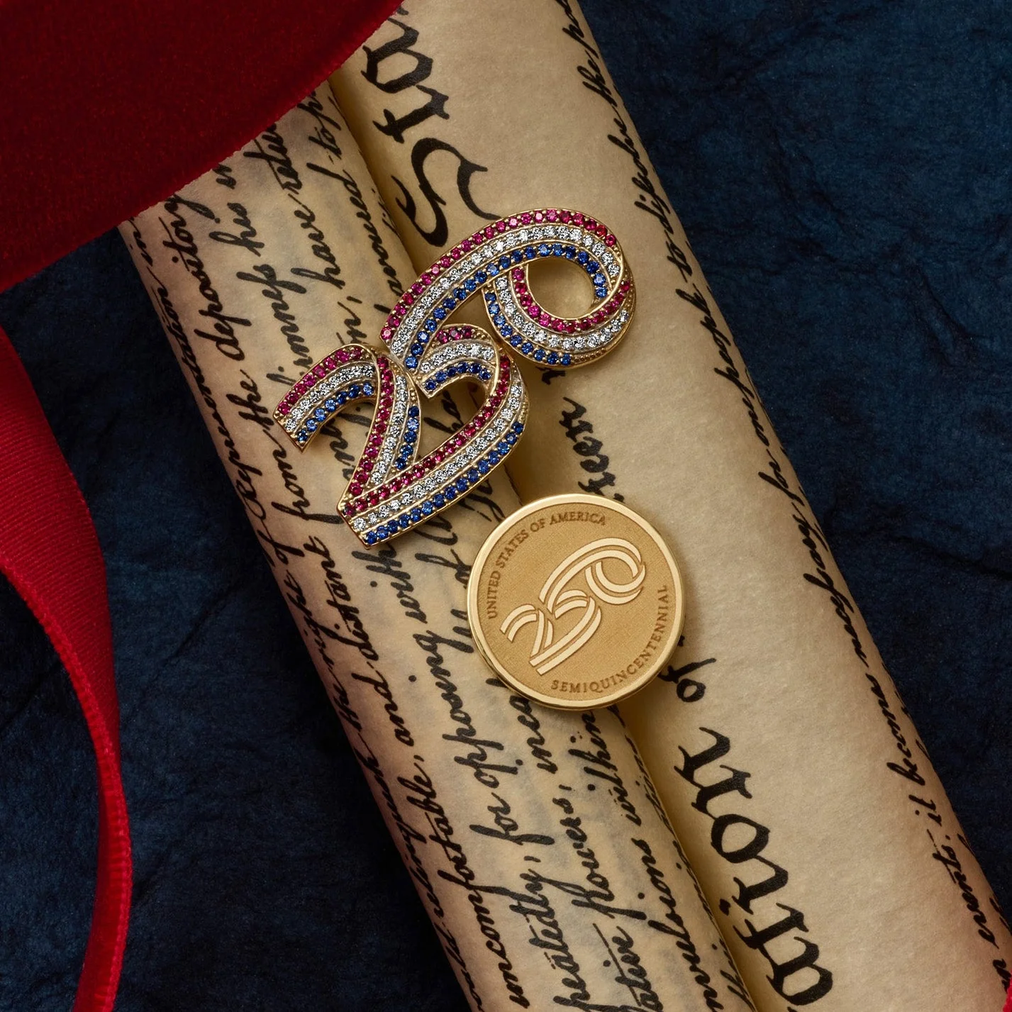 America250™ Diamond Commemorative Lapel Pin - Image 5