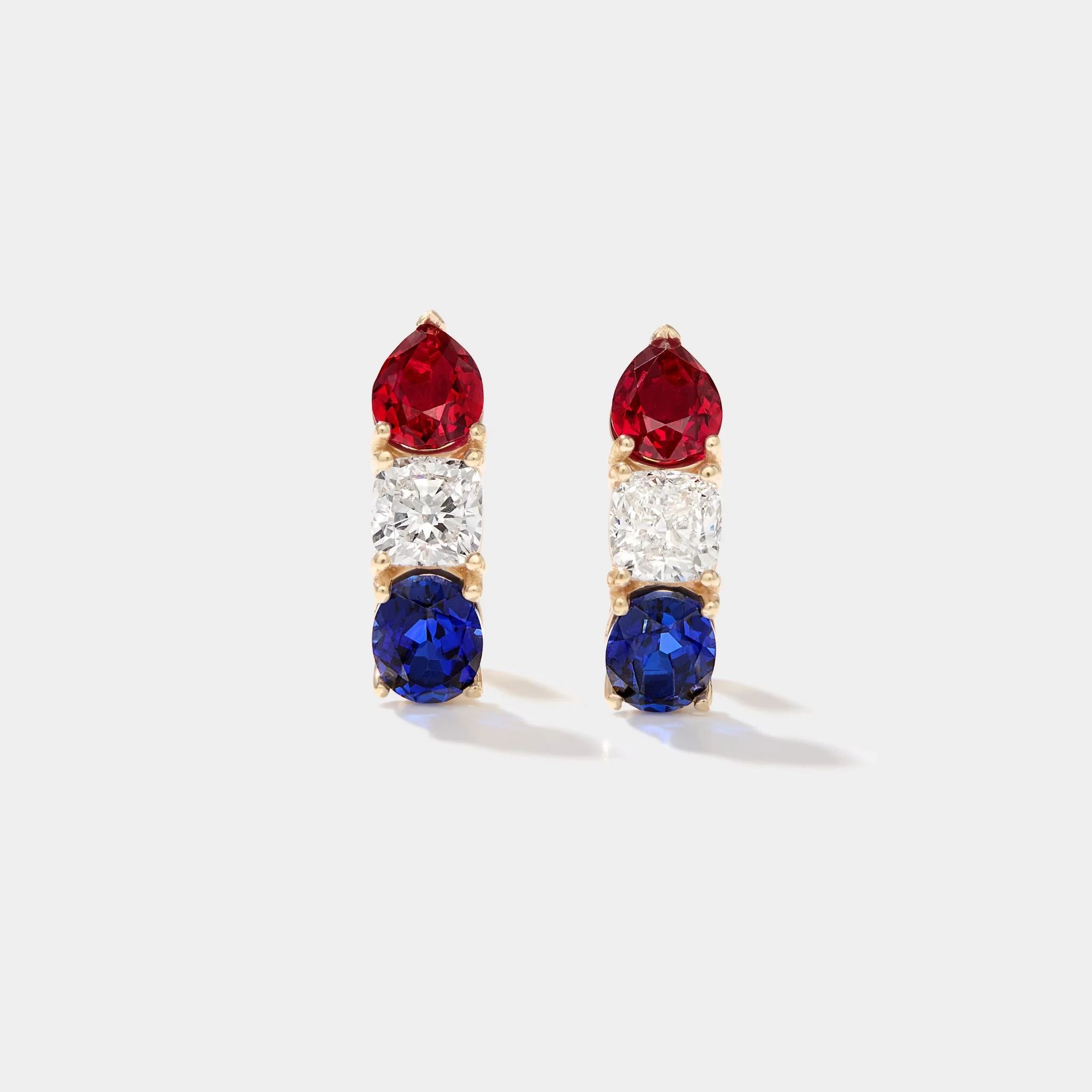 America250™ Signature Gemstone Hoop Earrings - Image 6