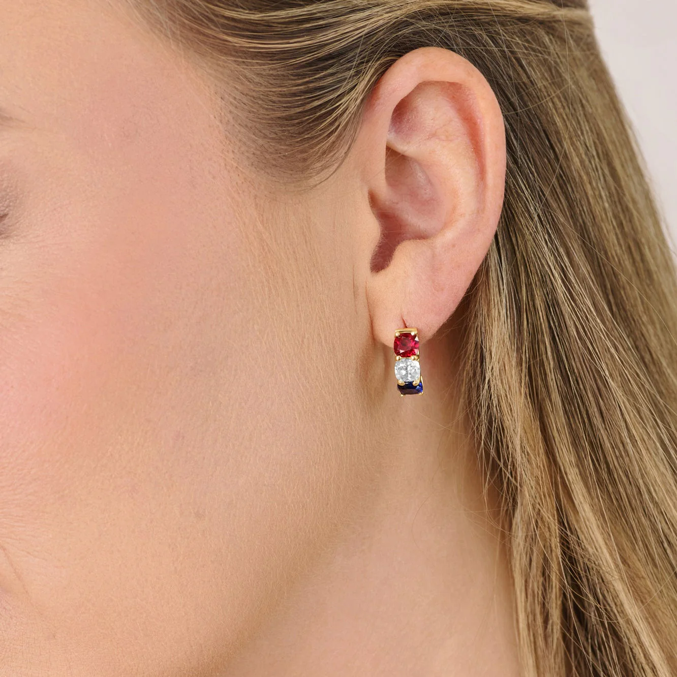 America250™ Signature Hoop Earrings - Image 3