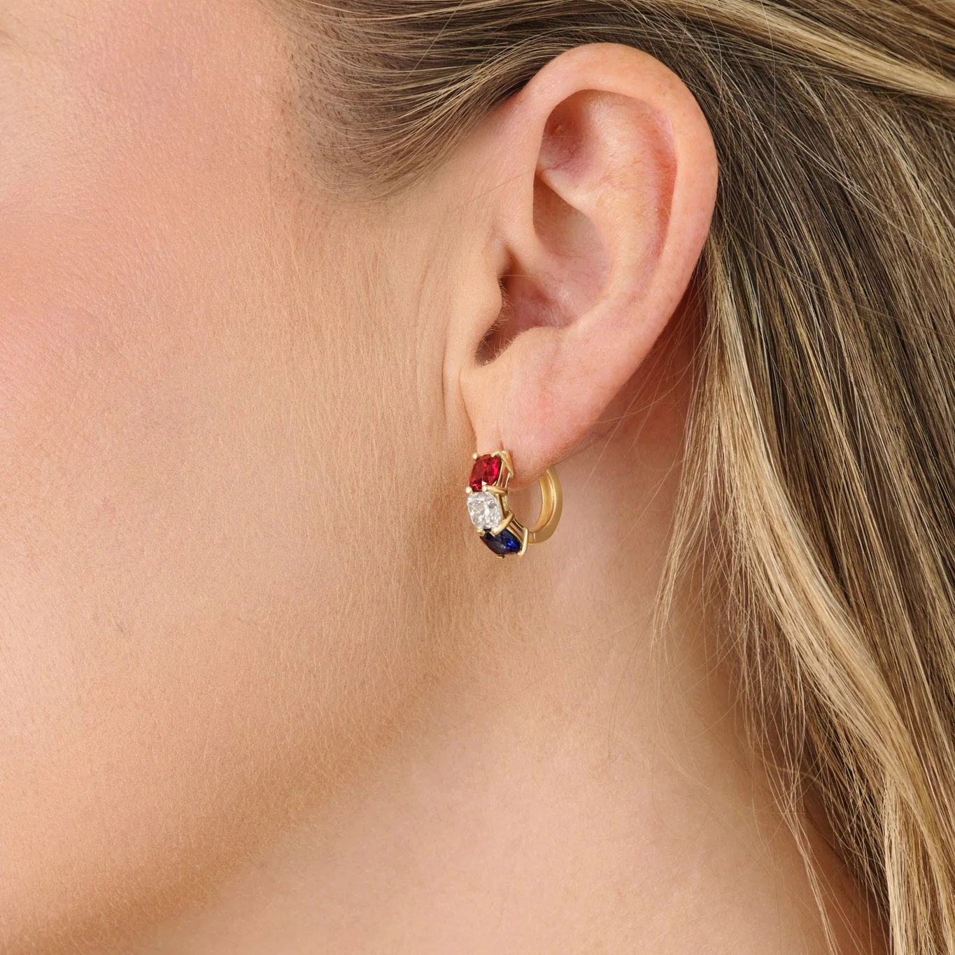 America250™ Signature Hoop Earrings - Image 6