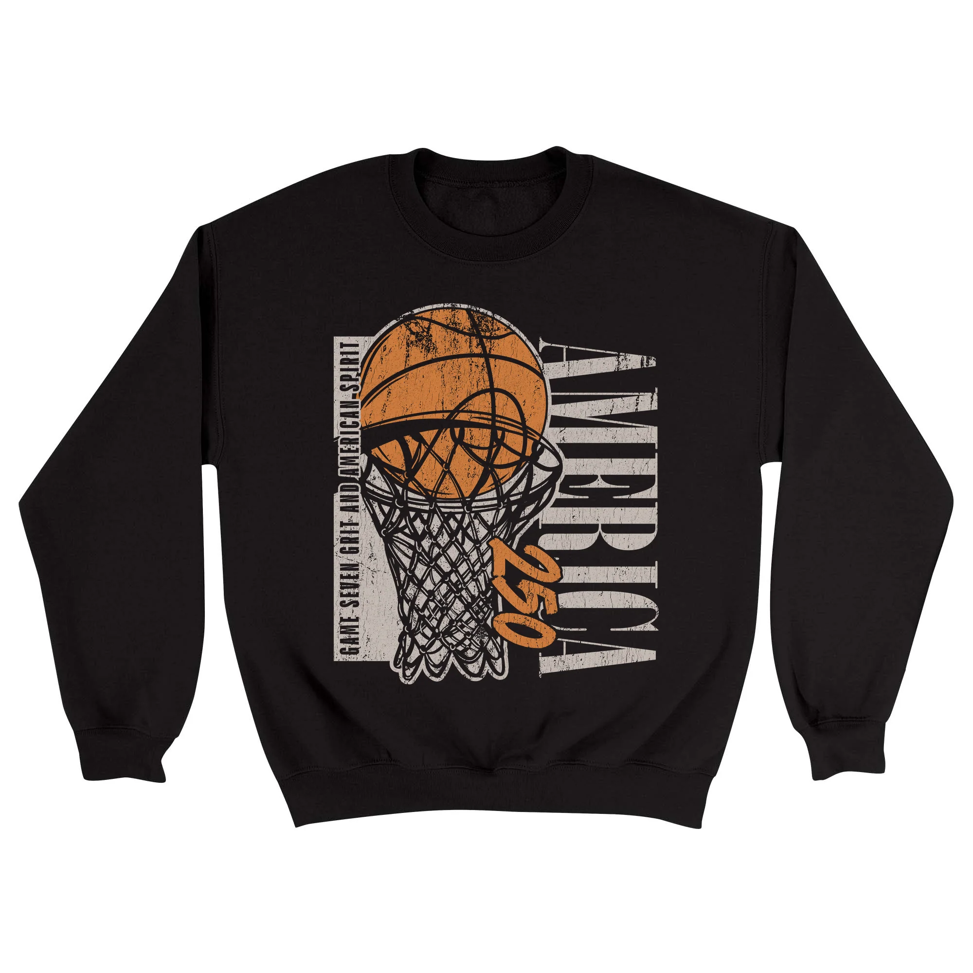 America250 American Basketball Unisex Crewneck Sweatshirt - Image 3