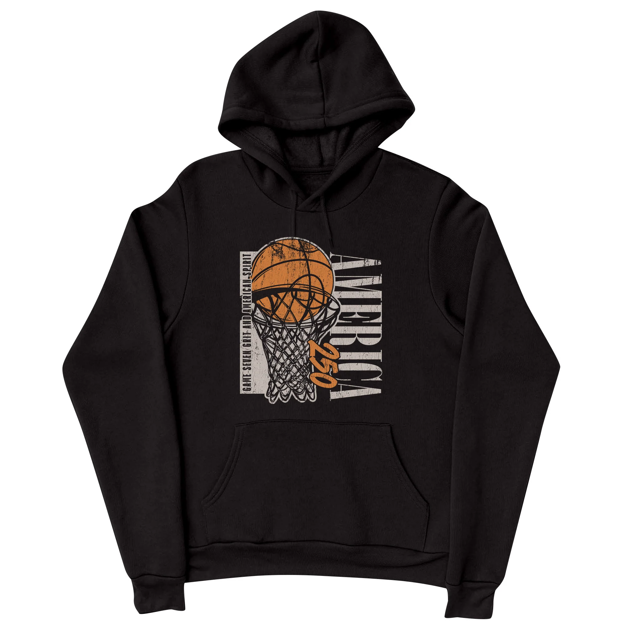 America250 American Basketball Unisex Hoodie - Image 3