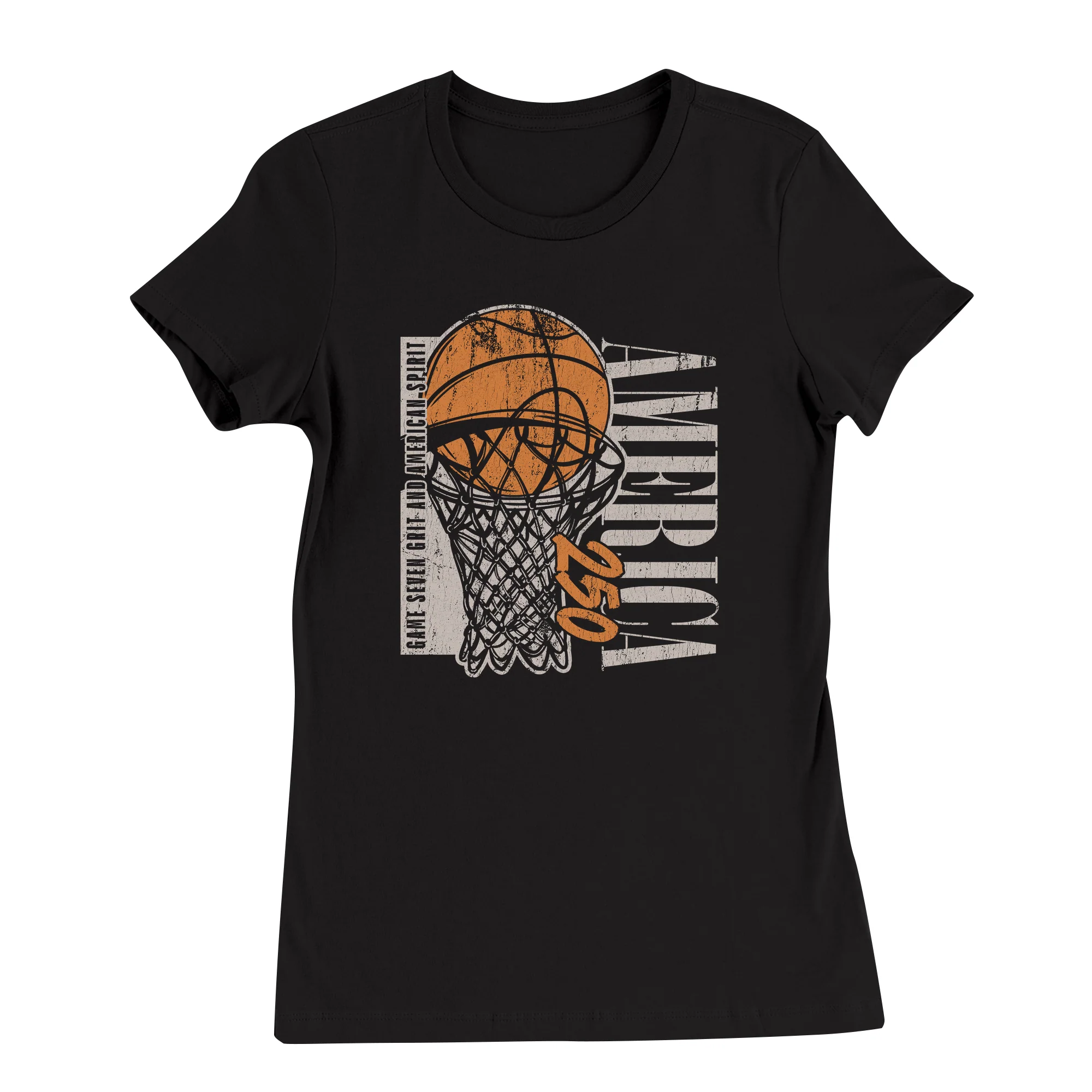 America250 American Basketball Women's T-Shirt - Image 3