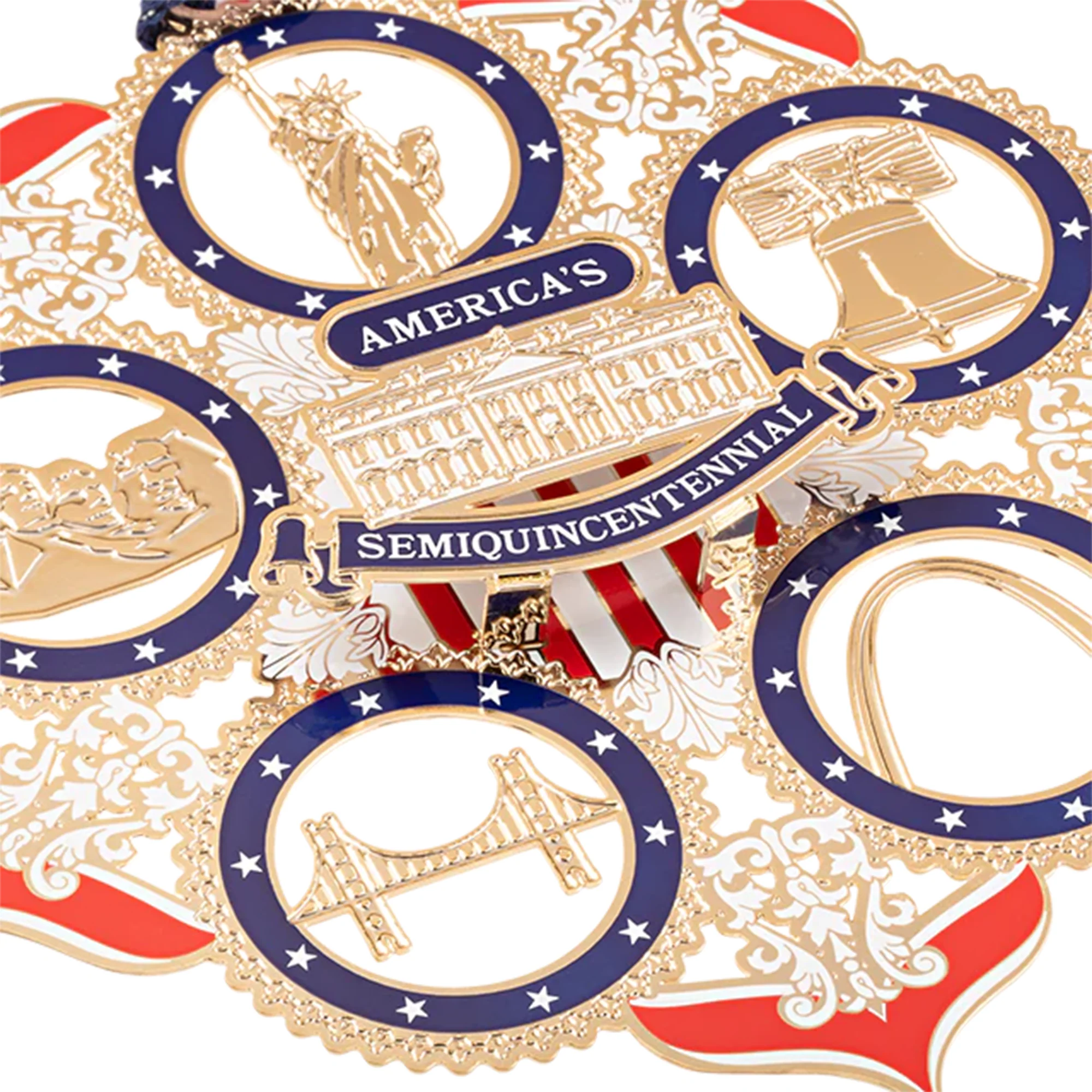 America250 American Icons Semiquincentennial Ornament - Image 3
