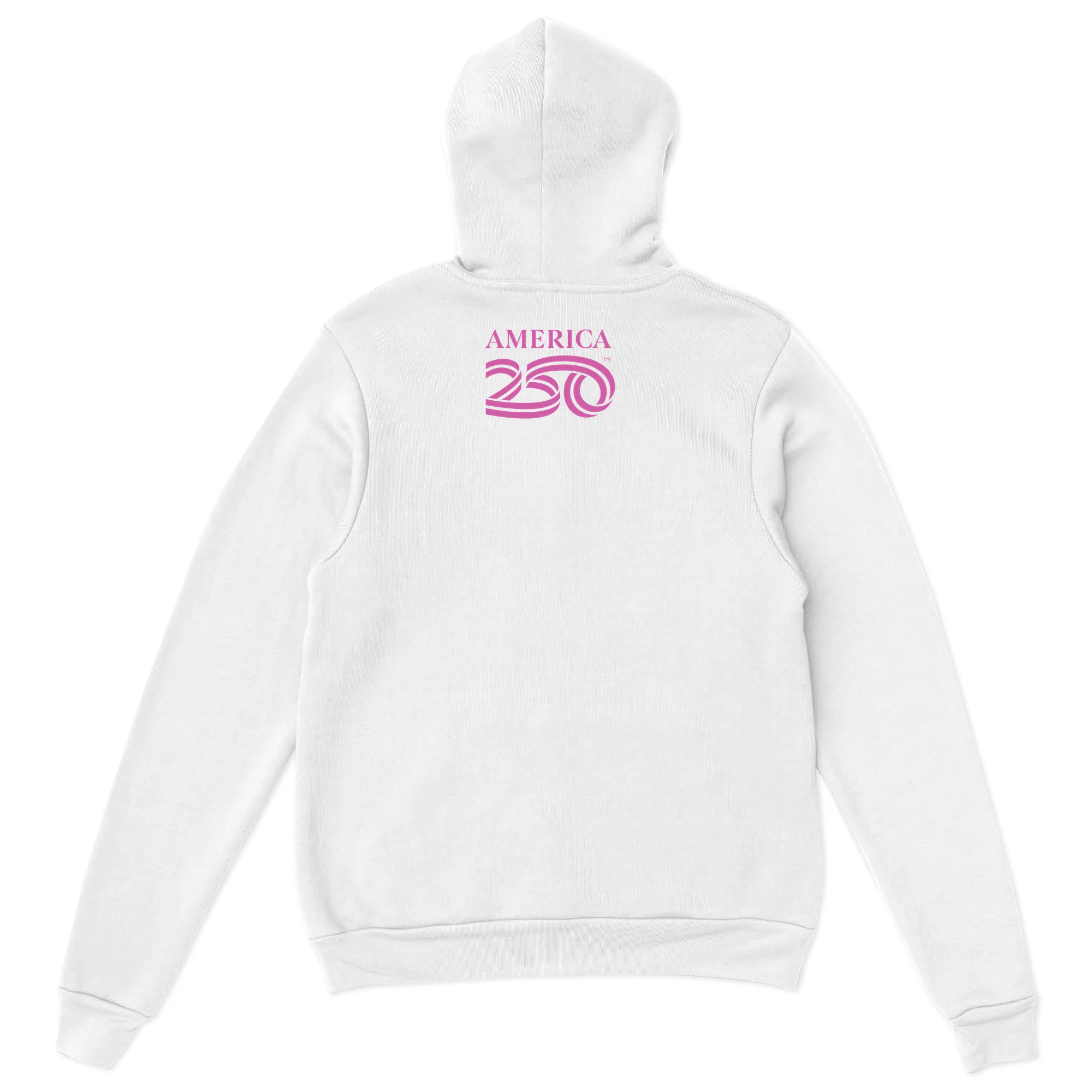America250 American Woman PINK Unisex Hoodie - Image 4