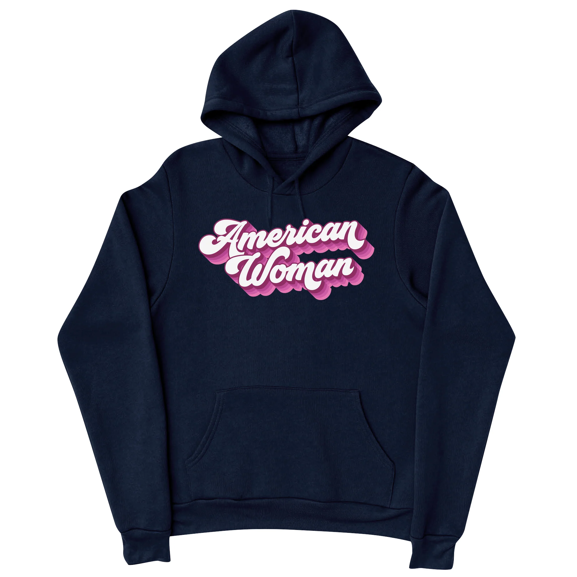 America250 American Woman PINK Unisex Hoodie - Image 5