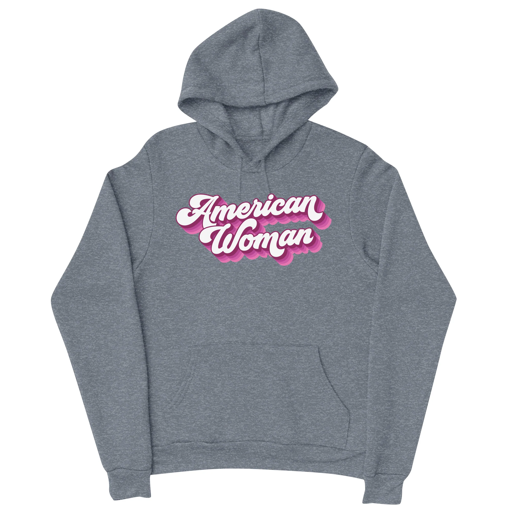 America250 American Woman PINK Unisex Hoodie - Image 7