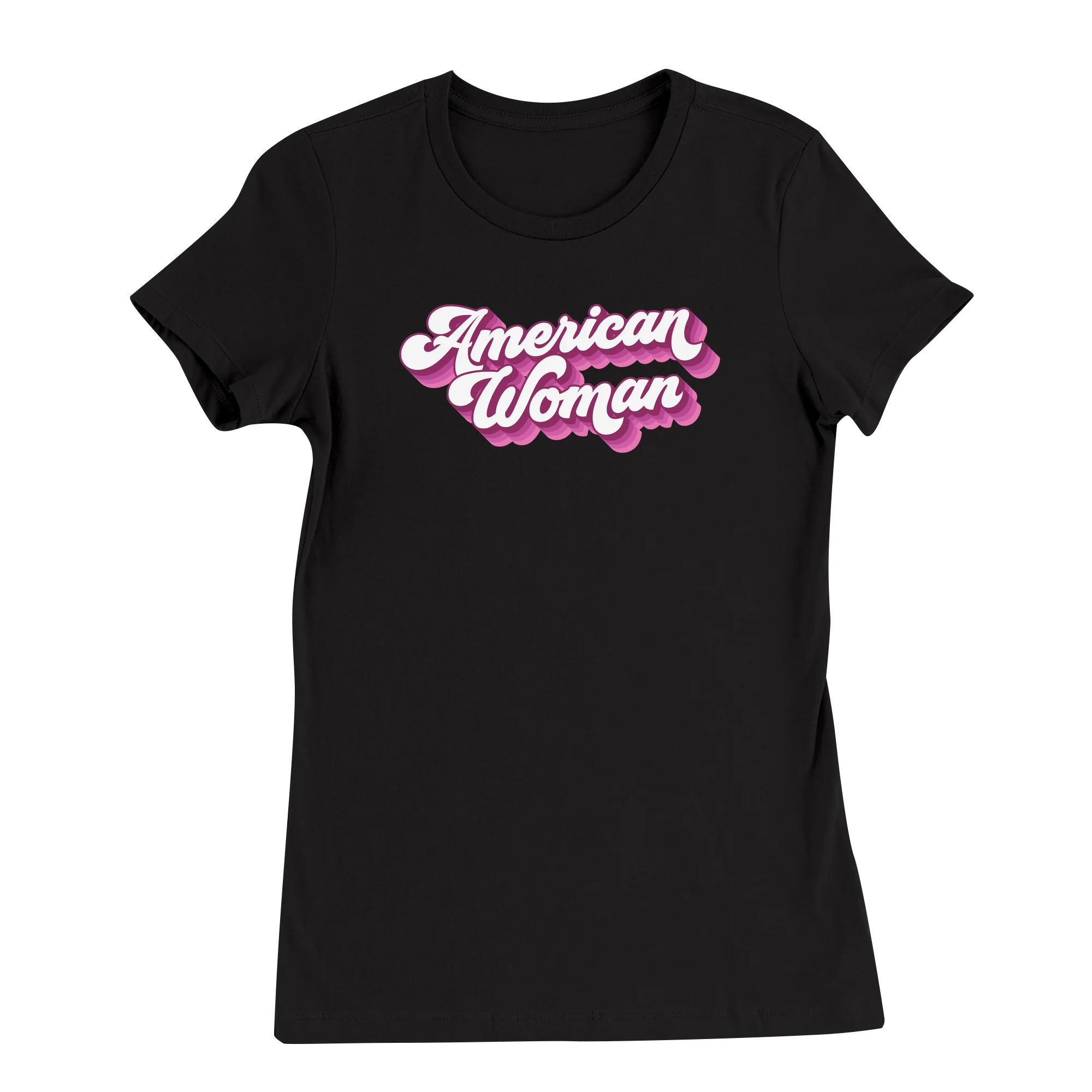 America250 American Woman PINK Women's T-Shirt - Image 3