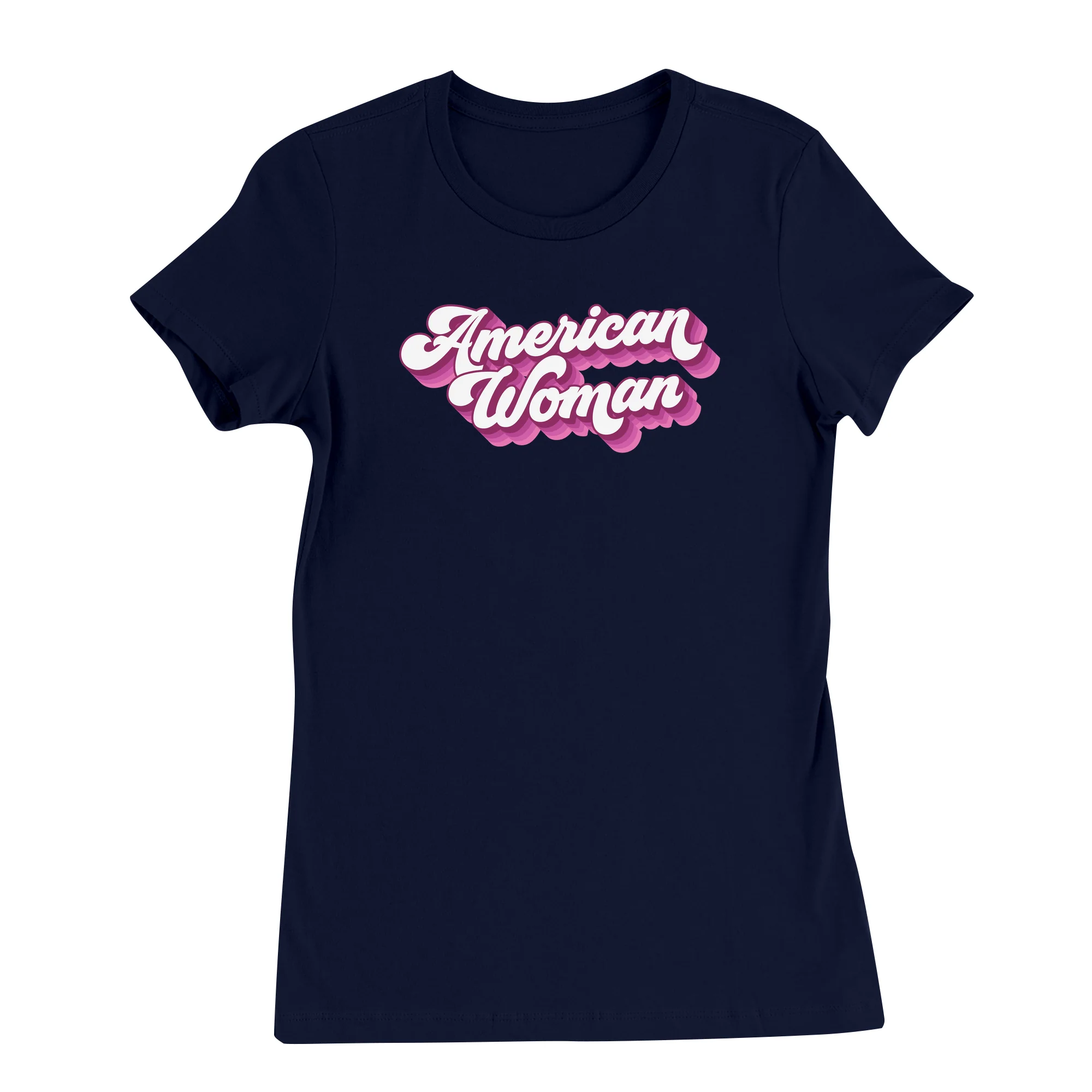 America250 American Woman PINK Women's T-Shirt - Image 5