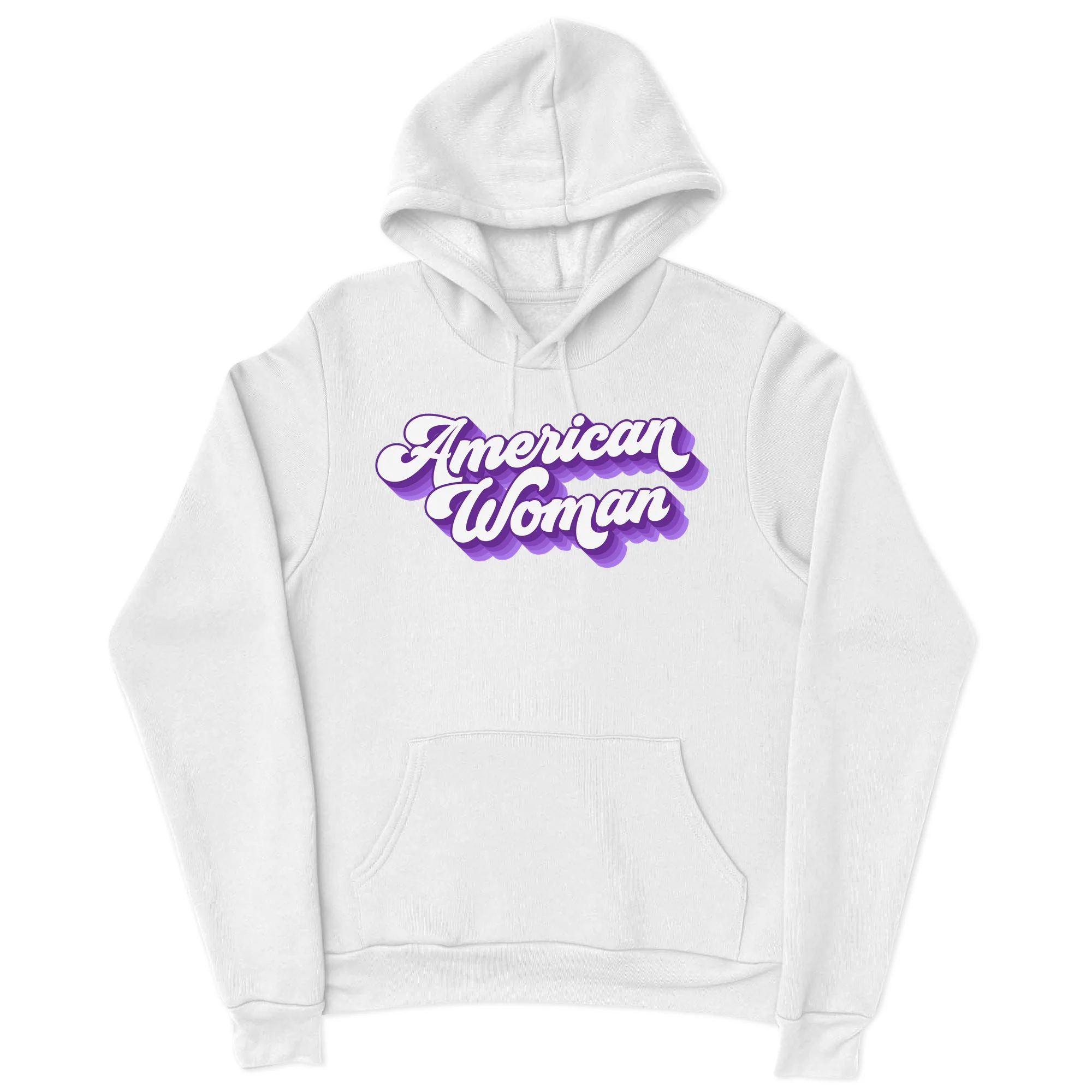 America250 American Woman PURP Unisex Hoodie - Image 3