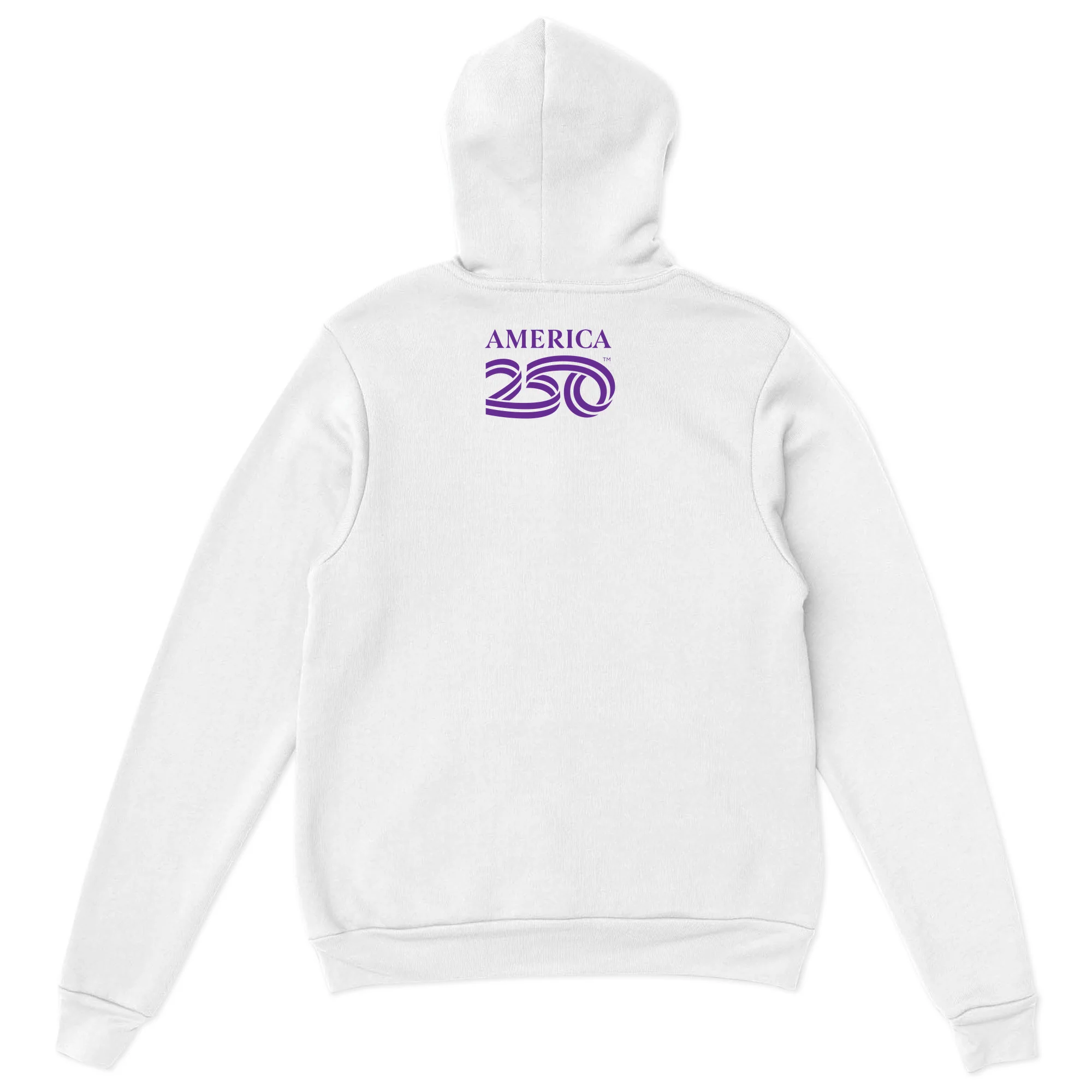 America250 American Woman PURP Unisex Hoodie - Image 4