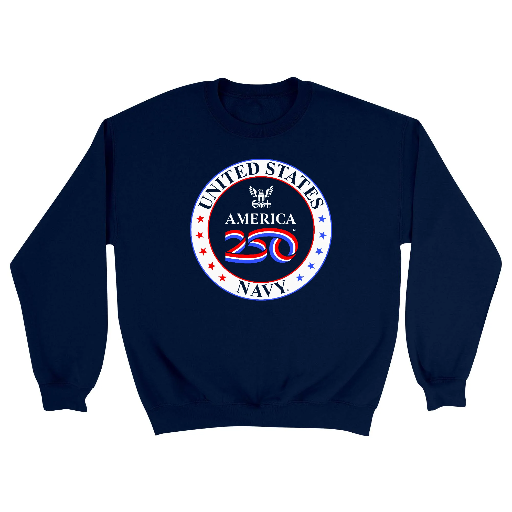 America250 and U.S. NAVY 250th Anniversary Celebration Unisex Crewneck Sweatshirt - Image 3