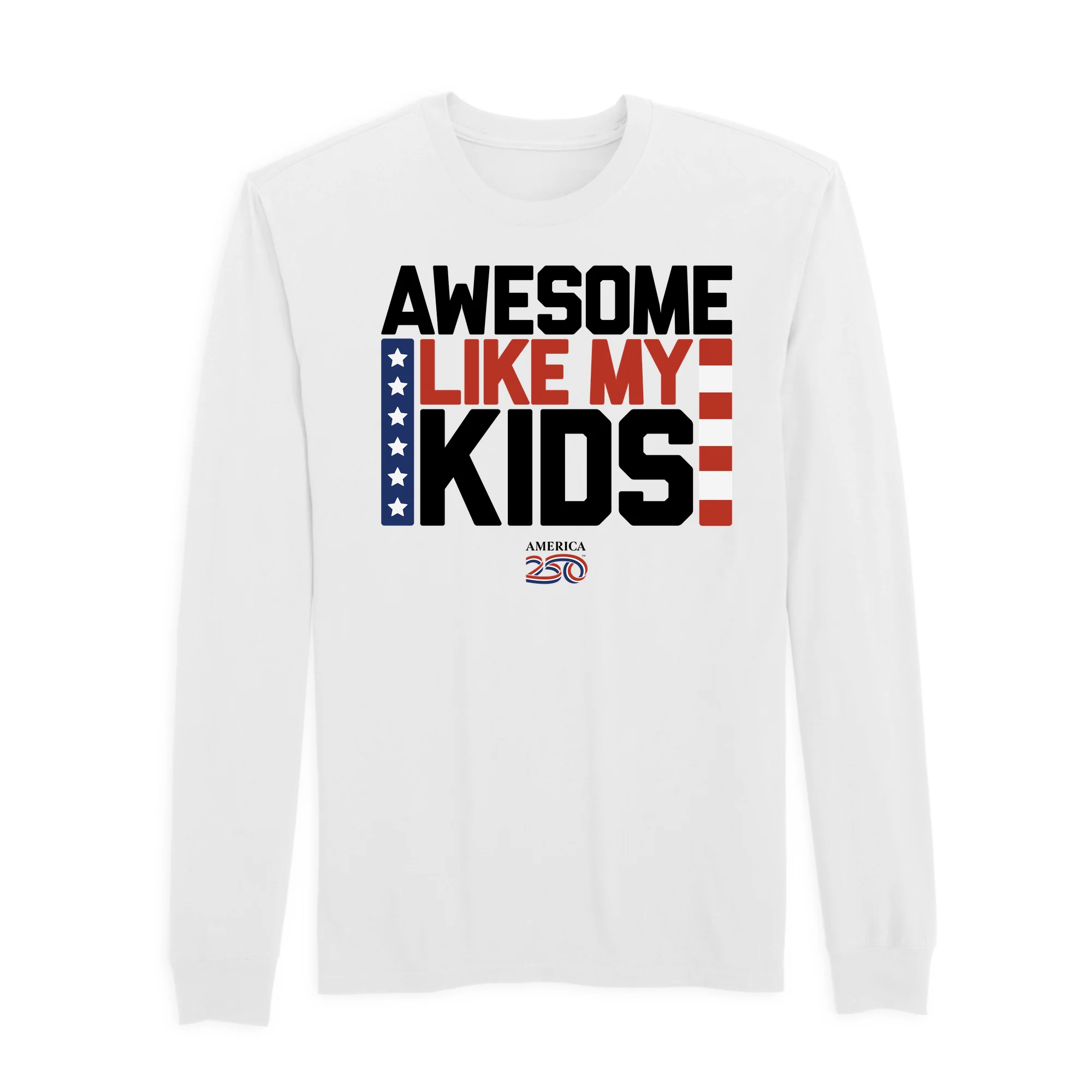 America250 Awesome Men's Long Sleeve T-Shirt - Image 2