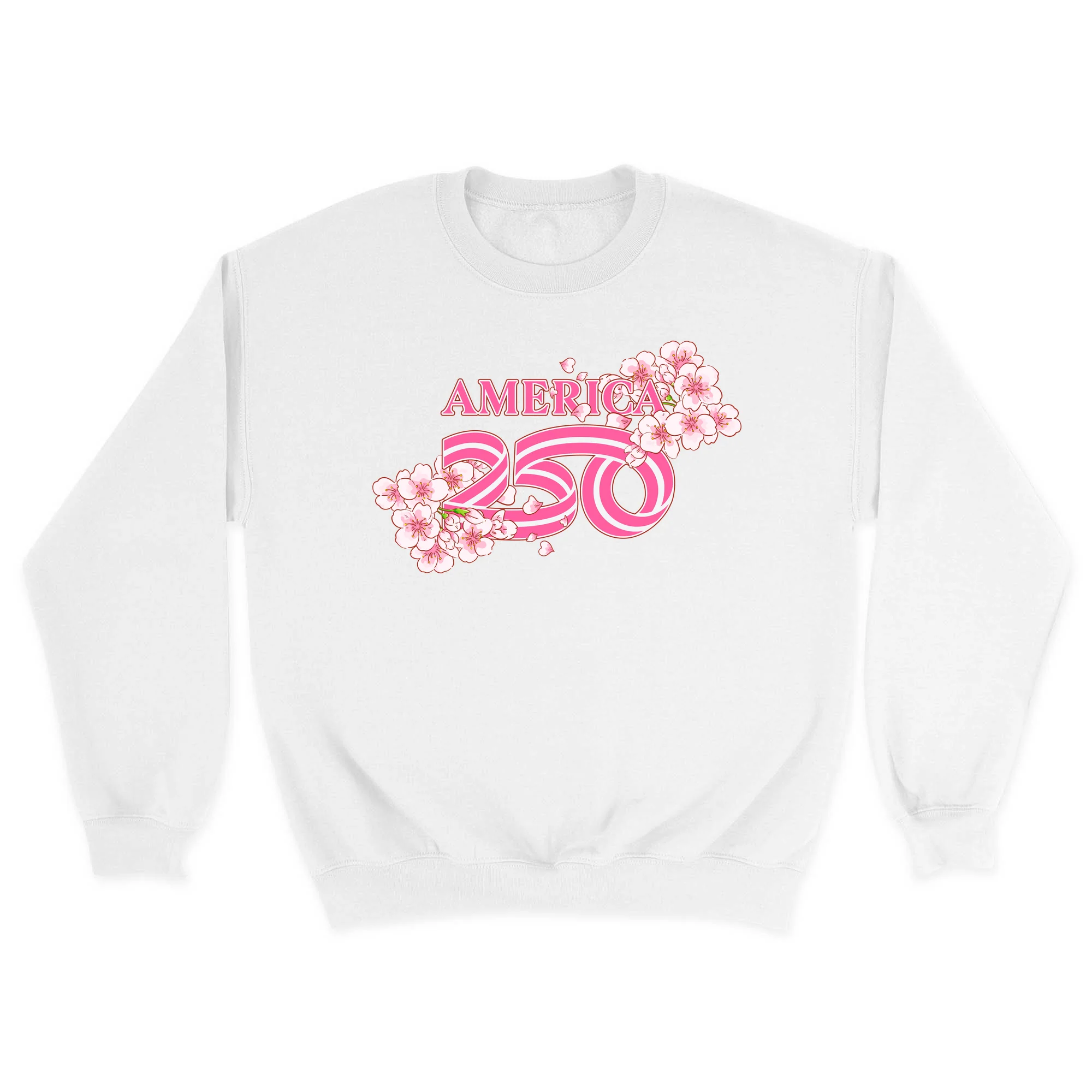 America250 Blossom Unisex Crewneck Sweatshirt - Image 4