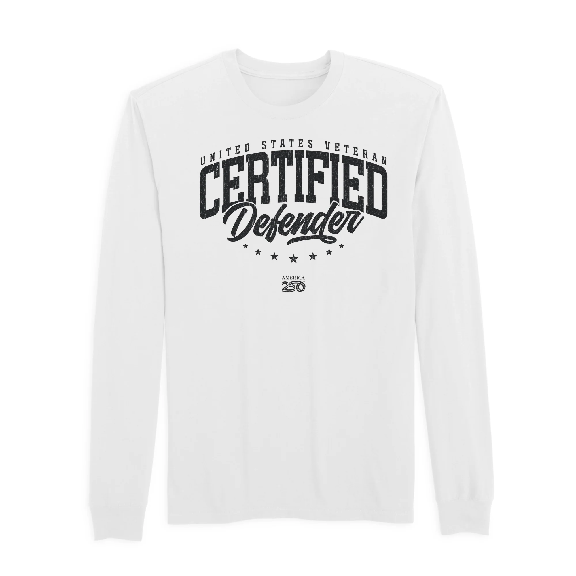 America250 Certified Defender Men's Long Sleeve T-Shirt - Image 2