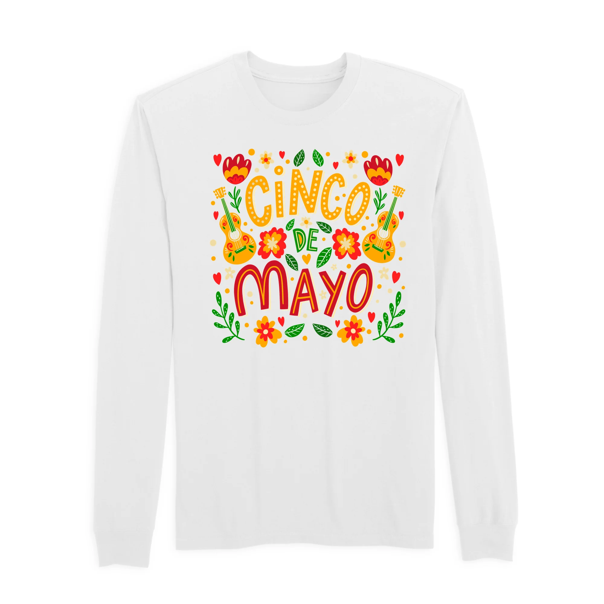 America250 Cinco De Mayo Men's Long Sleeve T-Shirt - Image 3