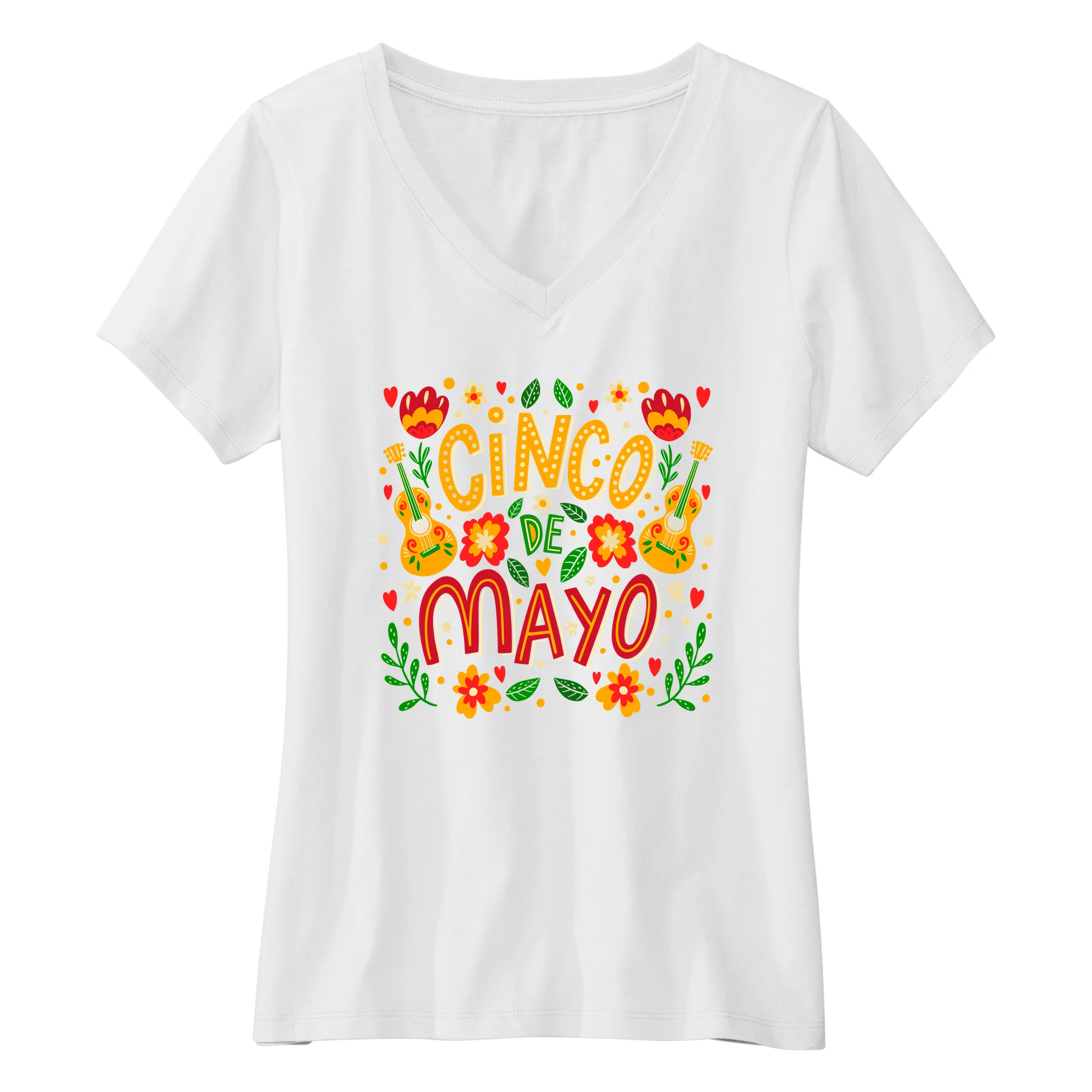 America250 Cinco De Mayo Women's V-Neck T-Shirt