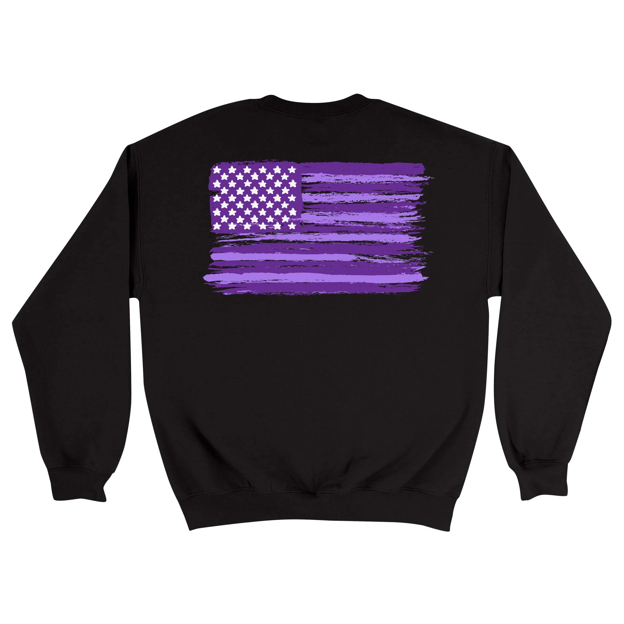 America250 Flag Purple Unisex Crewneck Sweatshirt - Image 2