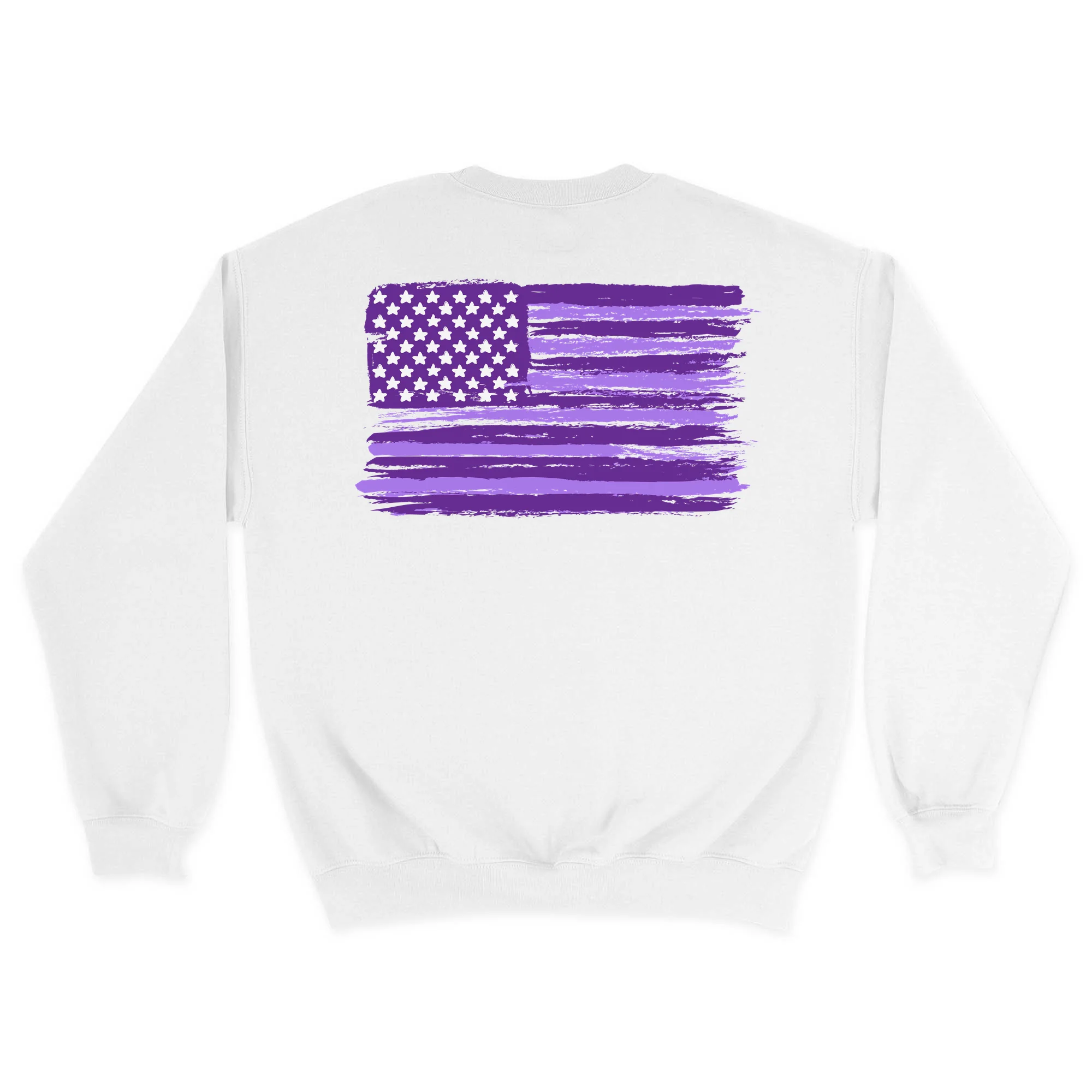 America250 Flag Purple Unisex Crewneck Sweatshirt - Image 4