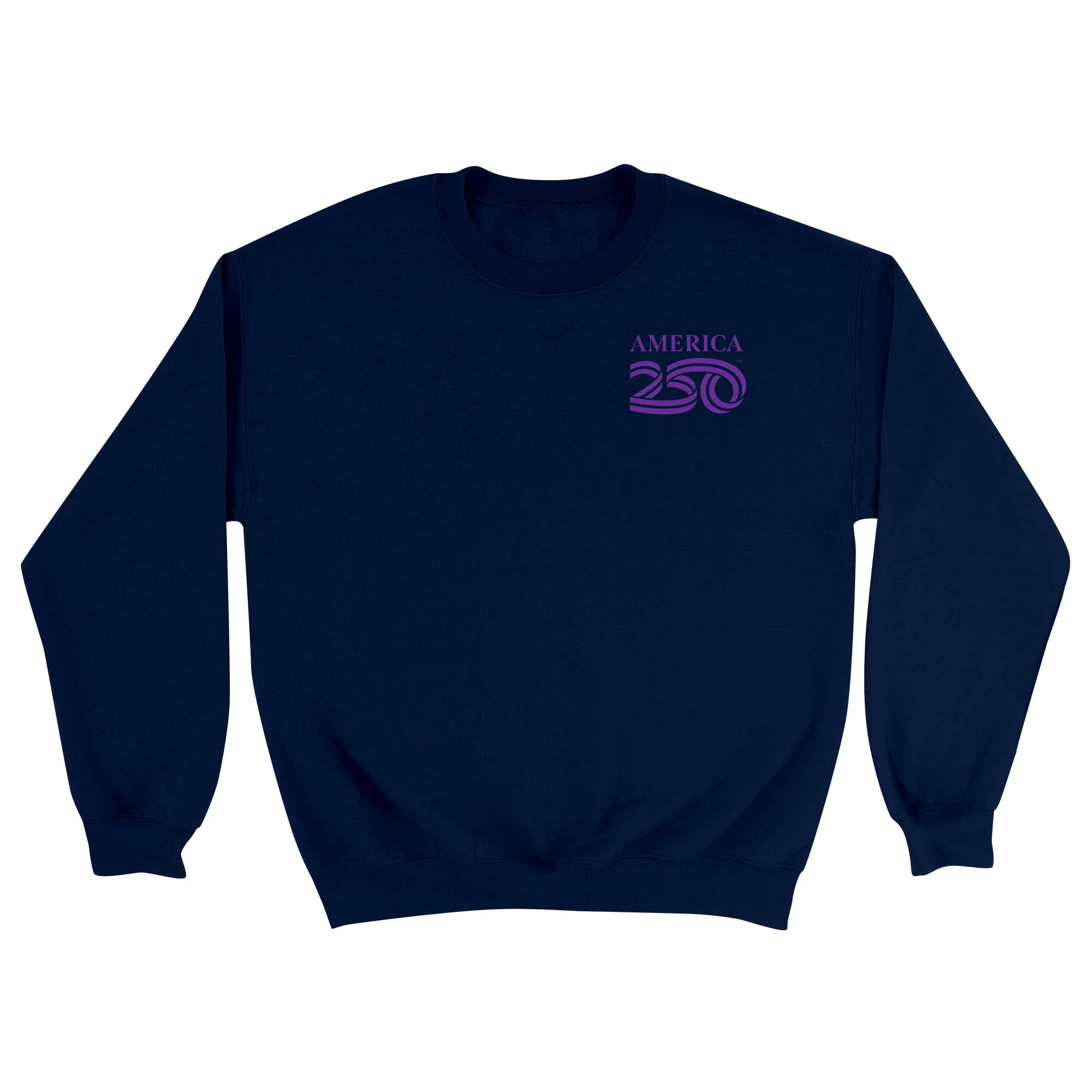 America250 Flag Purple Unisex Crewneck Sweatshirt - Image 5