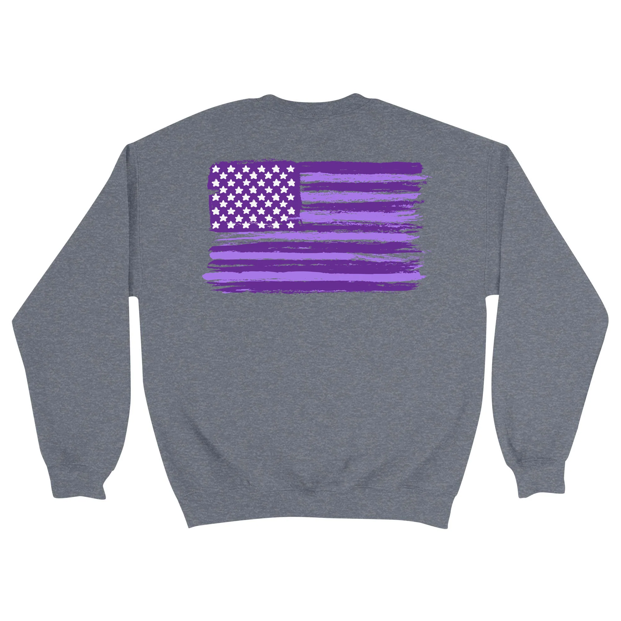 America250 Flag Purple Unisex Crewneck Sweatshirt - Image 8