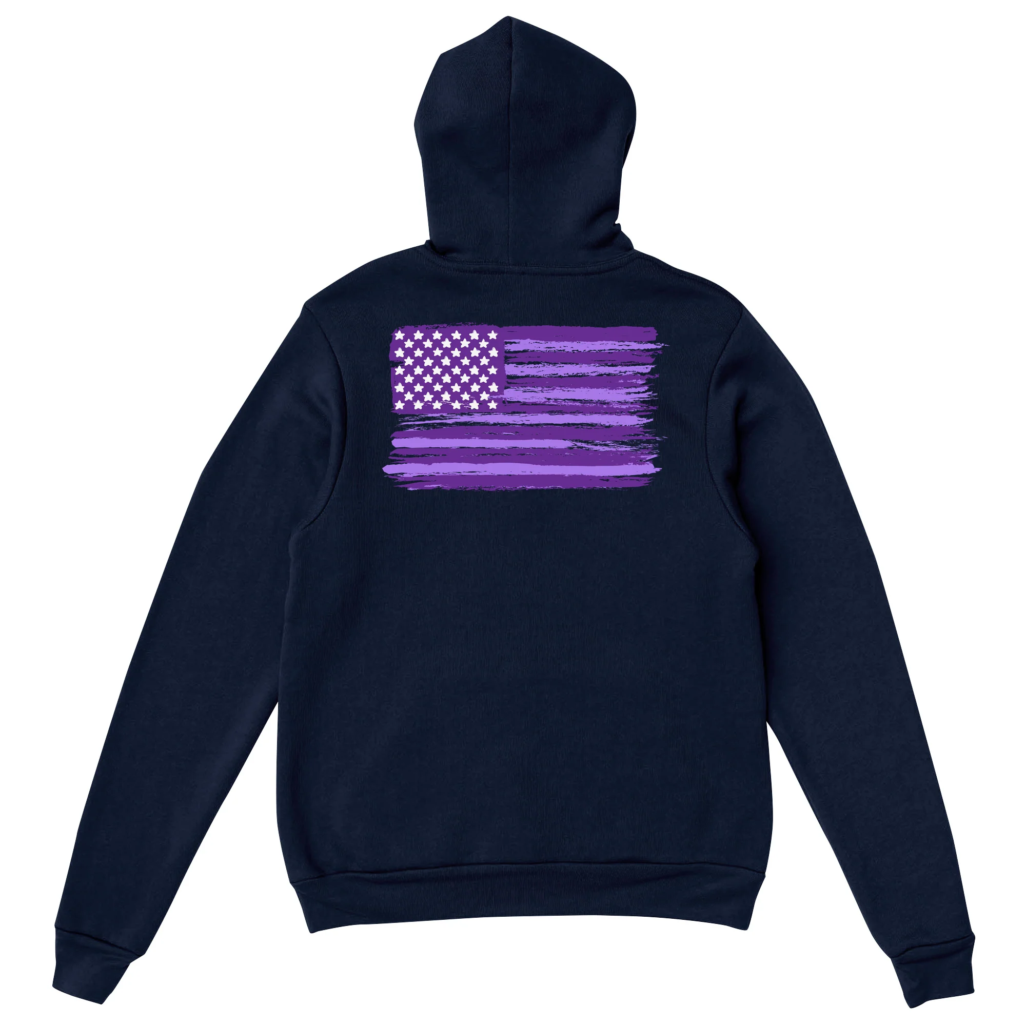 America250 Flag Purple Unisex Hoodie - Image 5