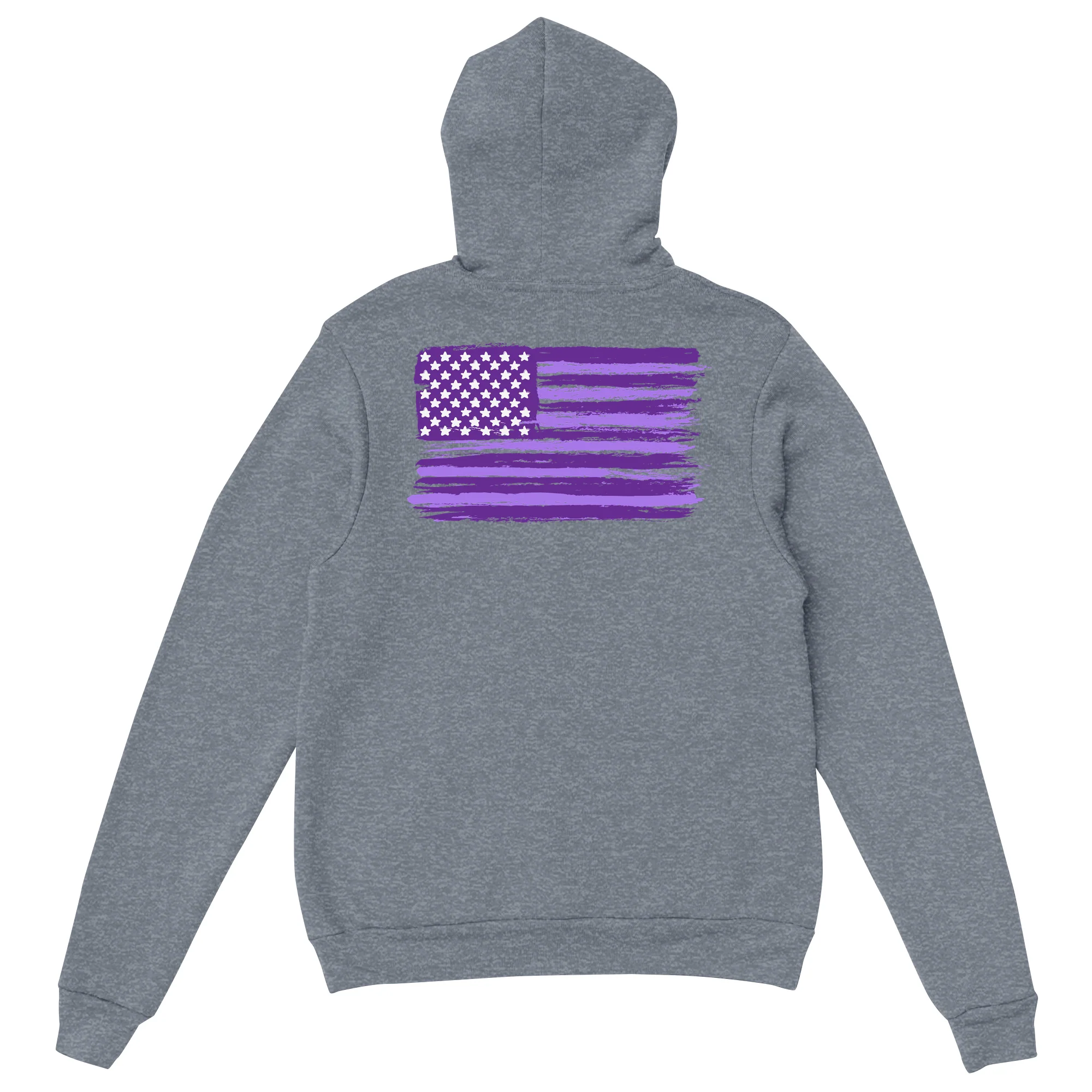 America250 Flag Purple Unisex Hoodie - Image 7