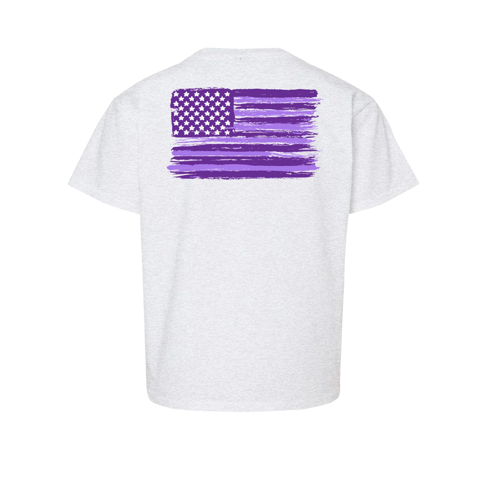 America250 Flag Purple Youth T-Shirt - Image 6