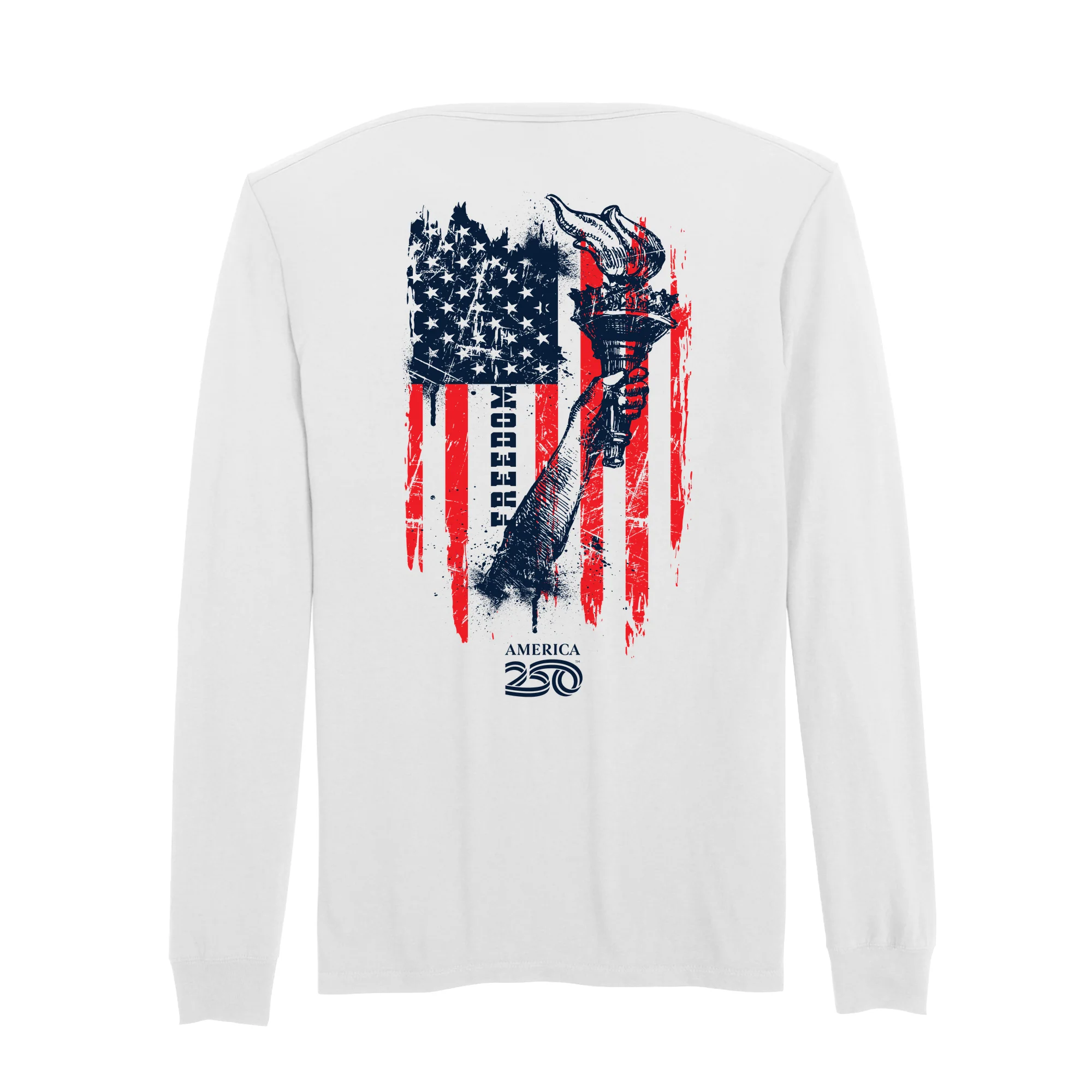 America250 Freedom & Liberty Men's Long Sleeve T-Shirt