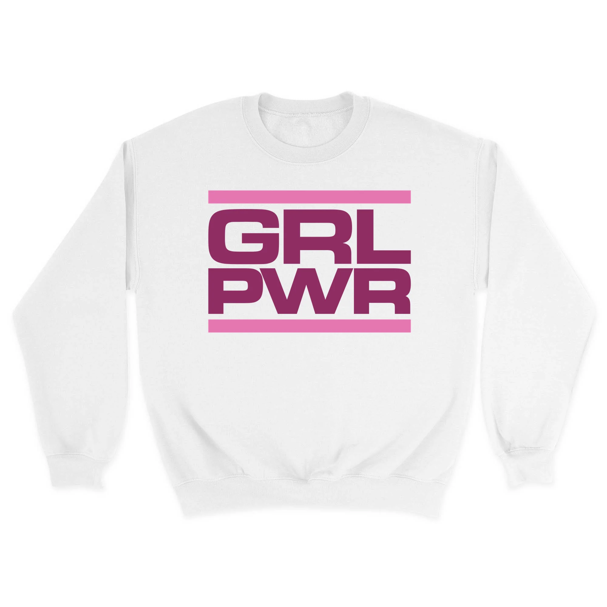 America250 GRL PWR Pink Unisex Crewneck Sweatshirt - Image 3
