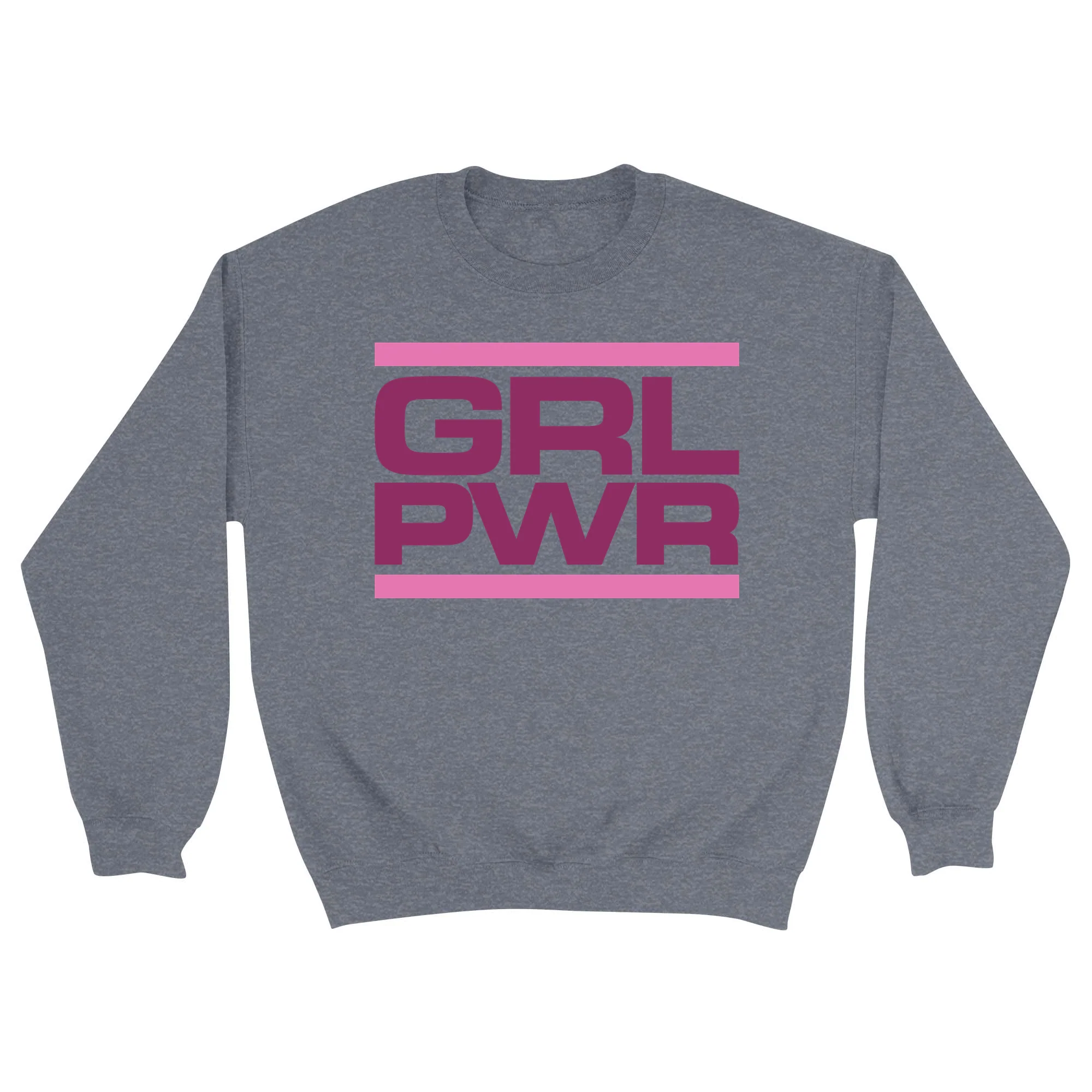 America250 GRL PWR Pink Unisex Crewneck Sweatshirt - Image 7