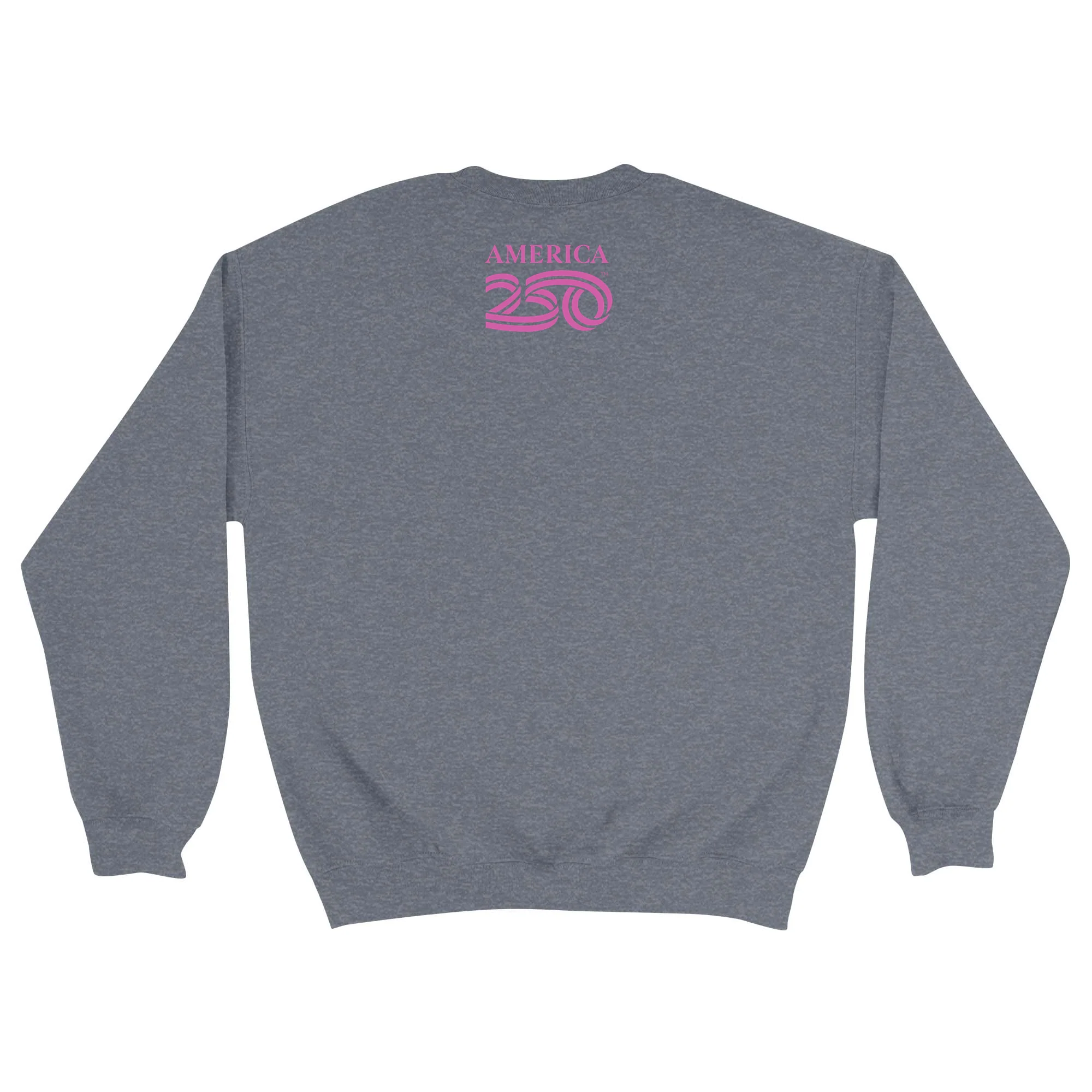 America250 GRL PWR Pink Unisex Crewneck Sweatshirt - Image 8