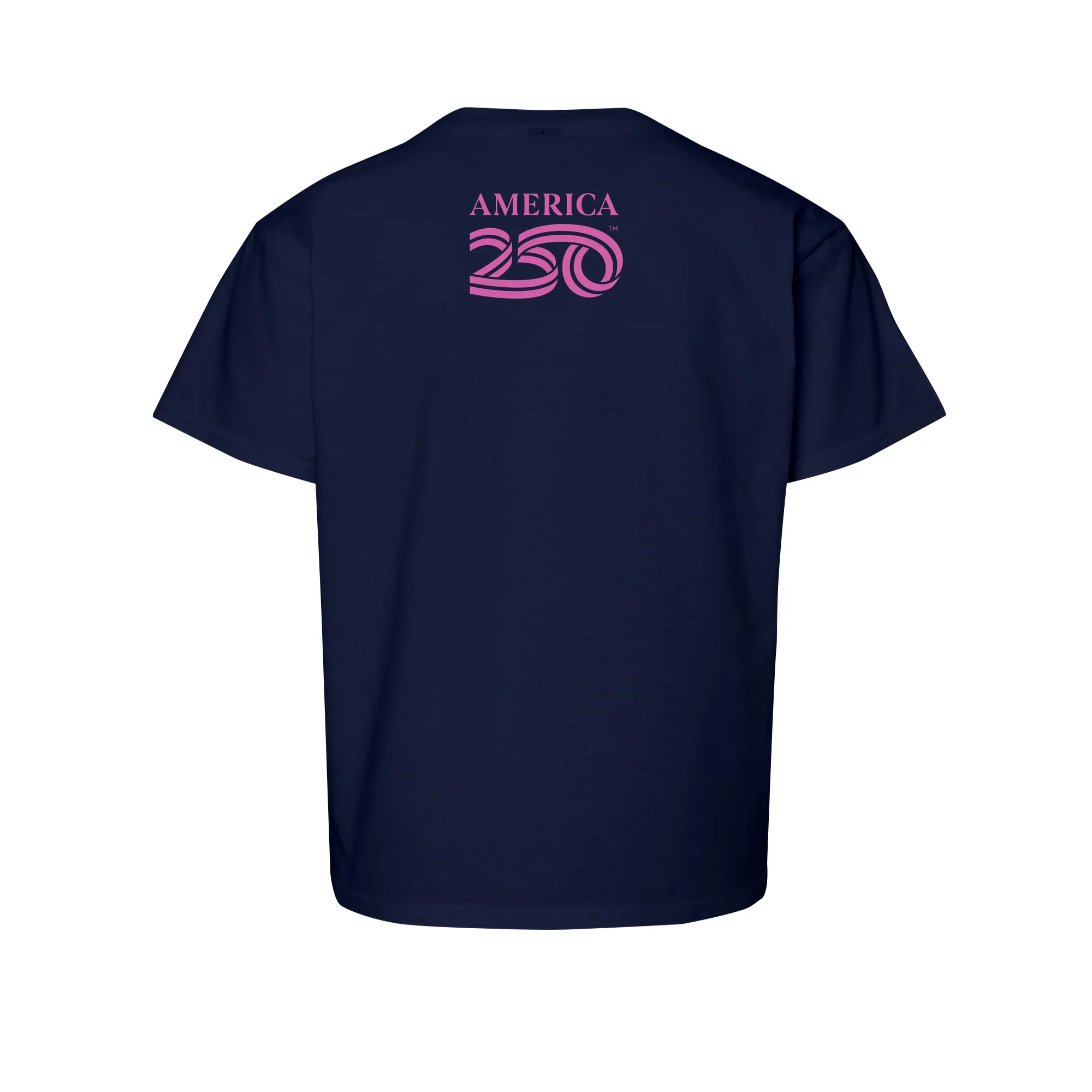 America250 GRL PWR Pink Youth T-Shirt - Image 4