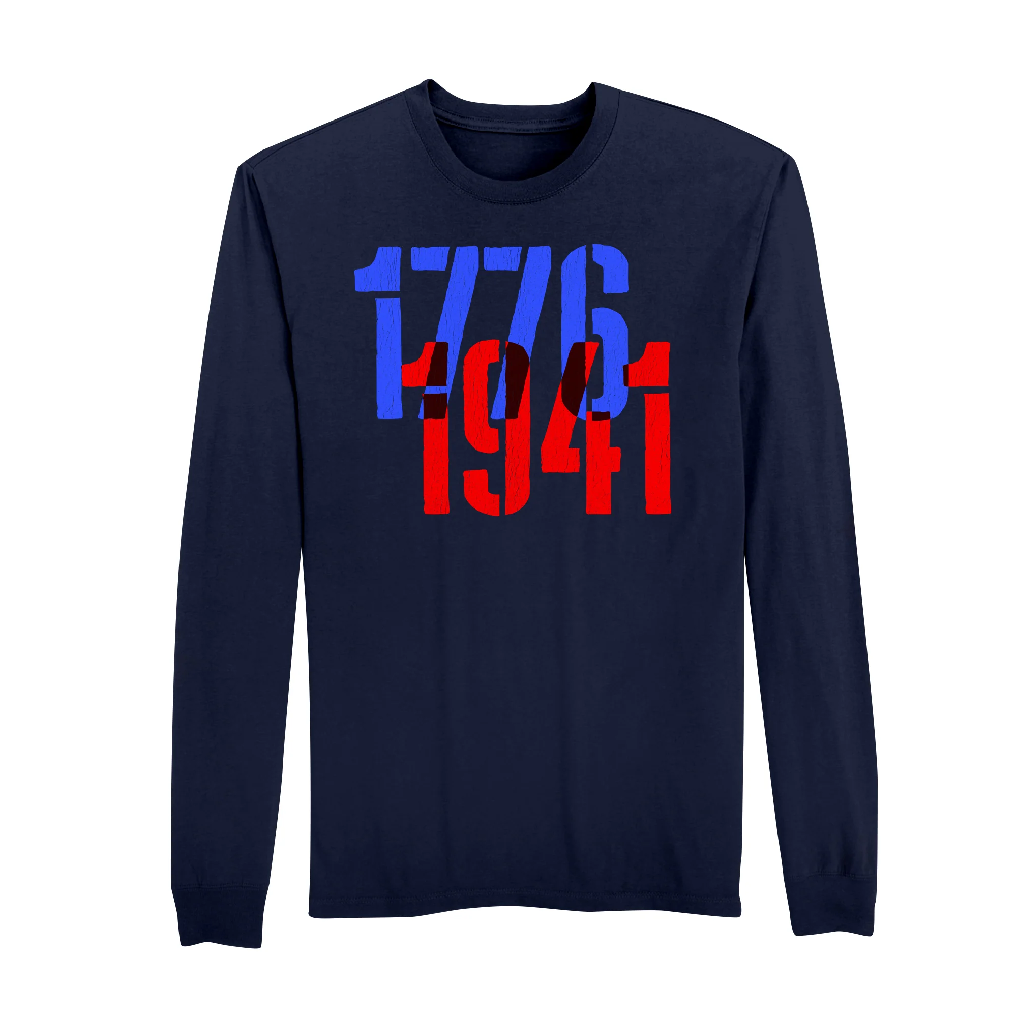 America250 Jeep 1776 1941 Men's Long Sleeve T-Shirt - Image 3