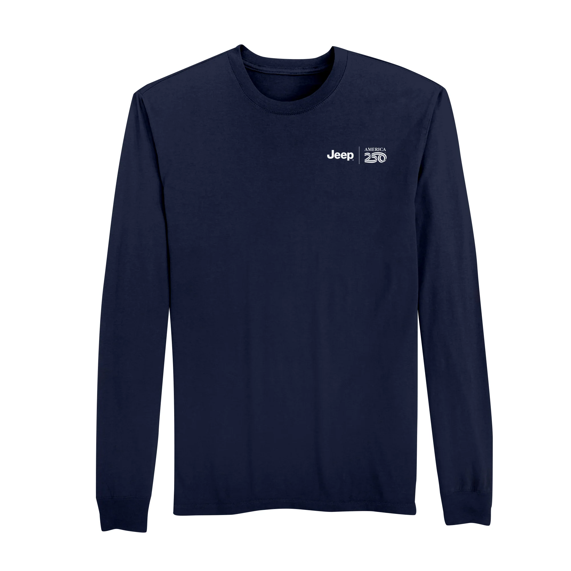 America250 Jeep Badge Men's Long Sleeve T-Shirt - Image 2