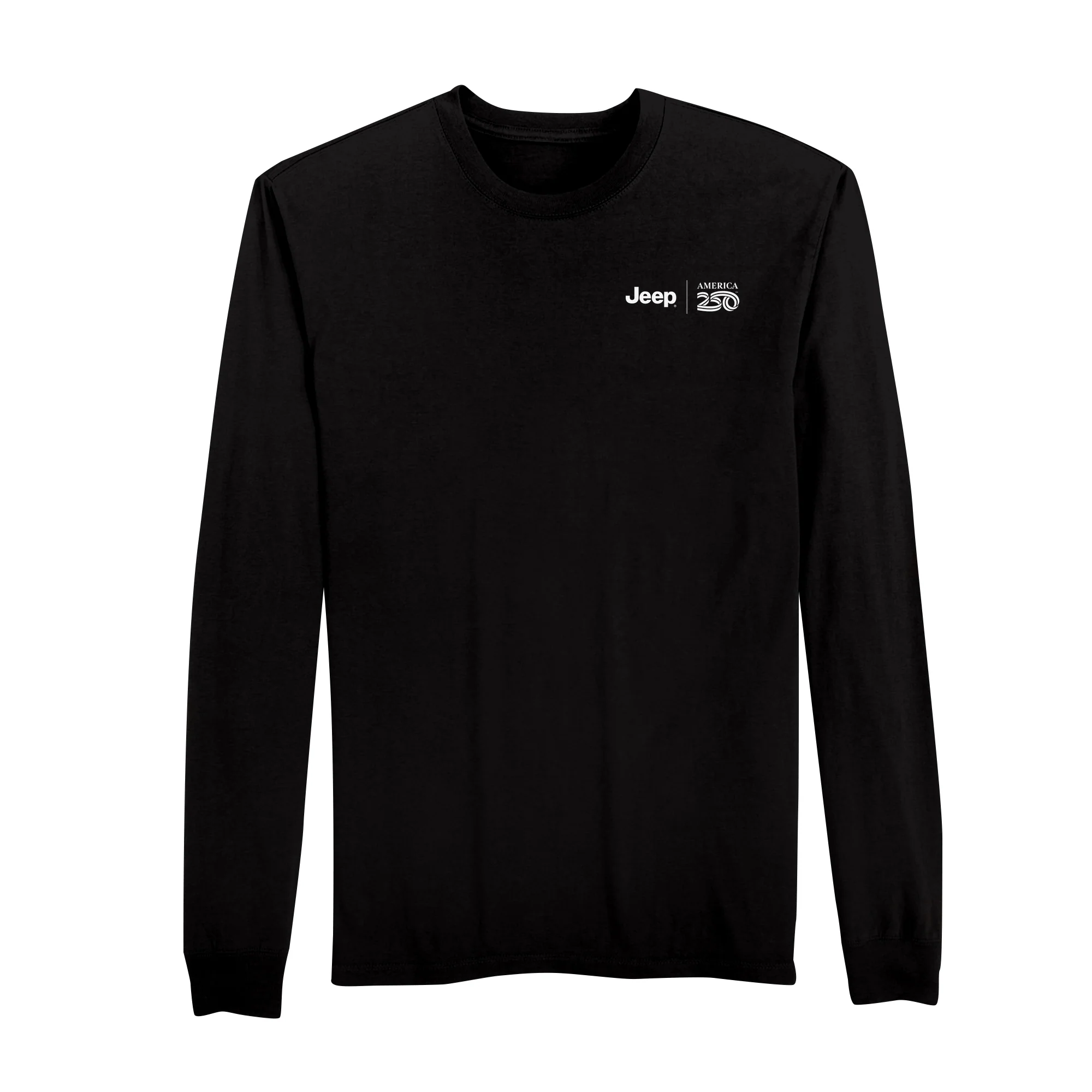 America250 Jeep Badge Men's Long Sleeve T-Shirt - Image 4