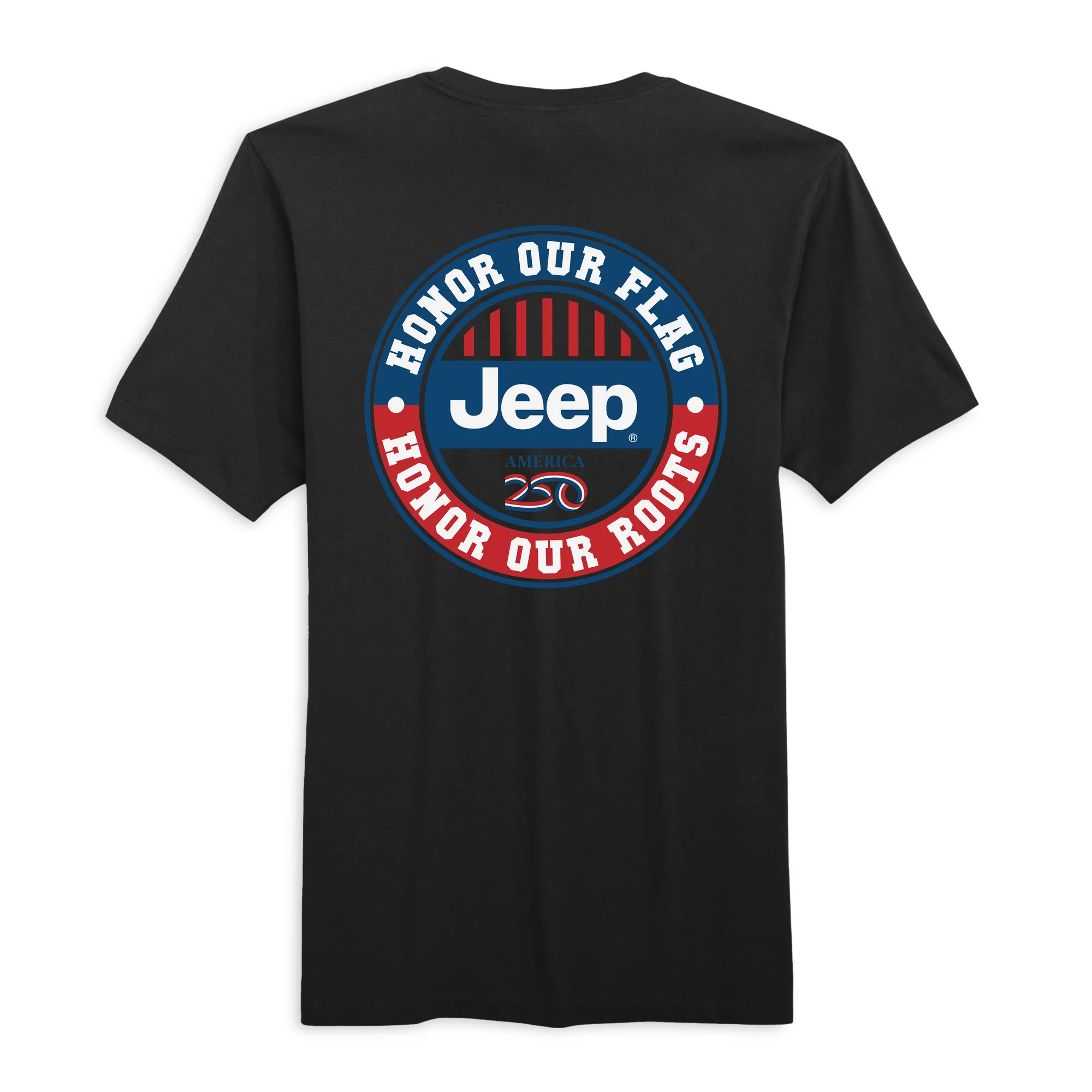 America250 Jeep Badge Men's T-Shirt - Image 5