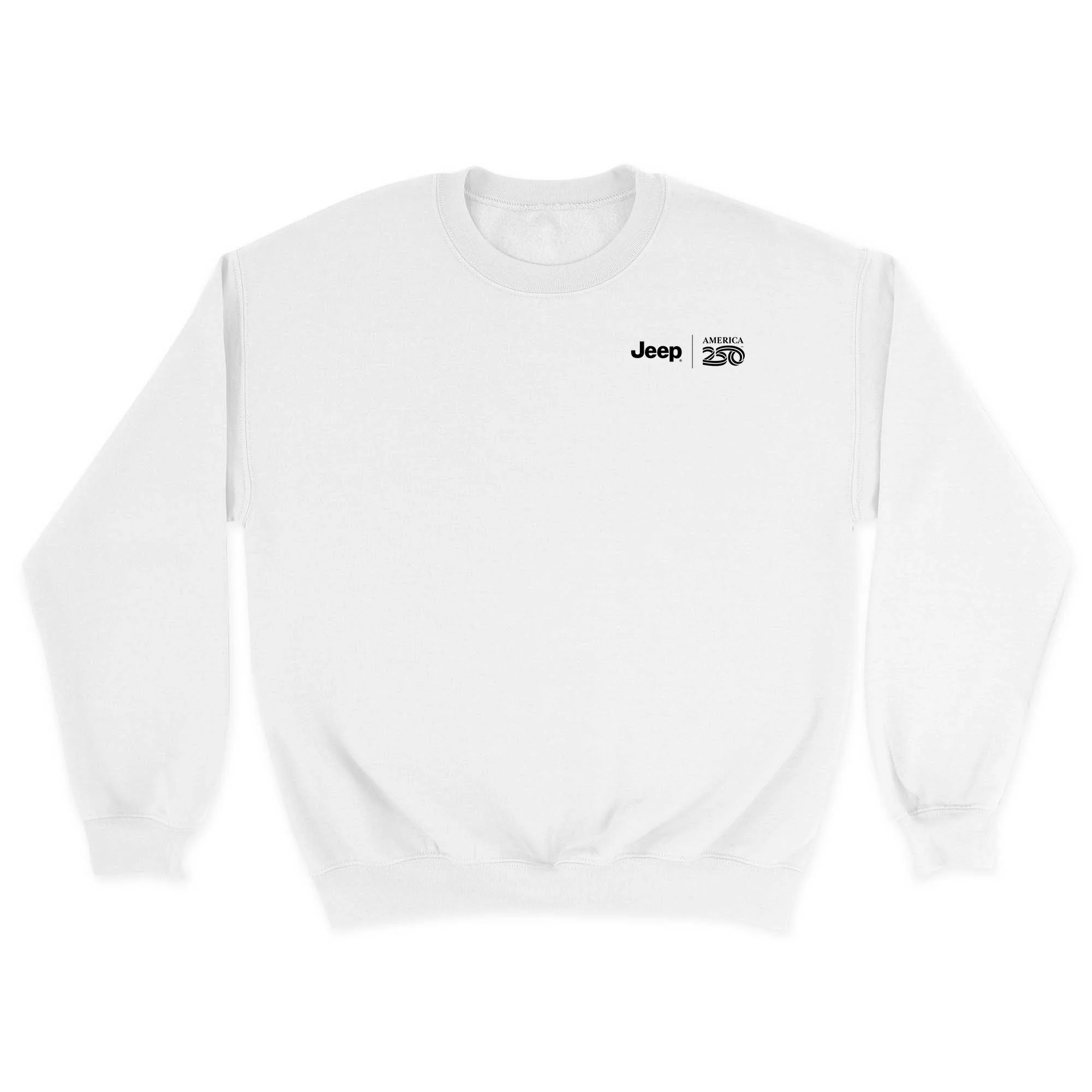 America250 Jeep Badge Unisex Crewneck Sweatshirt - Image 2