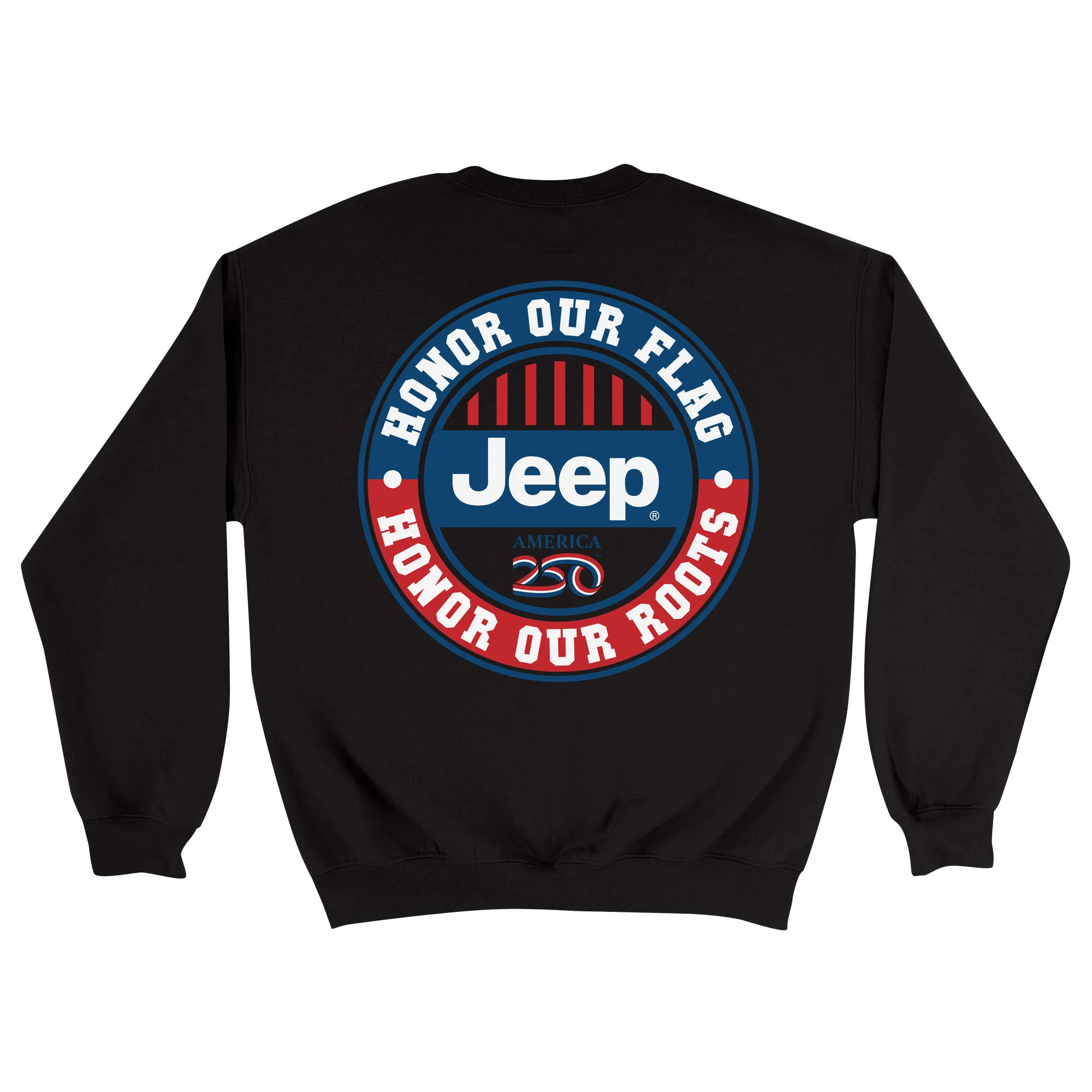 America250 Jeep Badge Unisex Crewneck Sweatshirt - Image 5