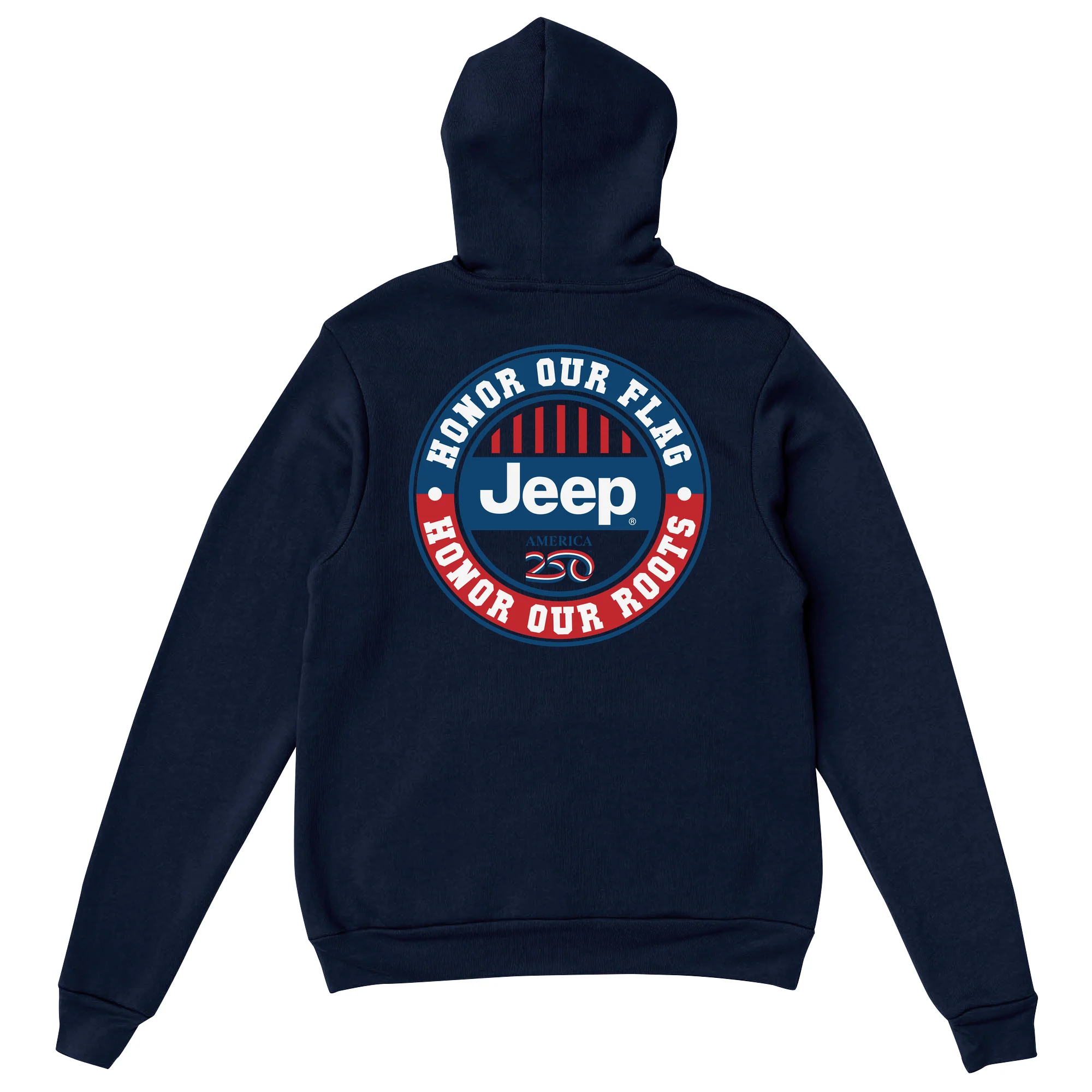 America250 Jeep Badge Unisex Hoodie - Image 5