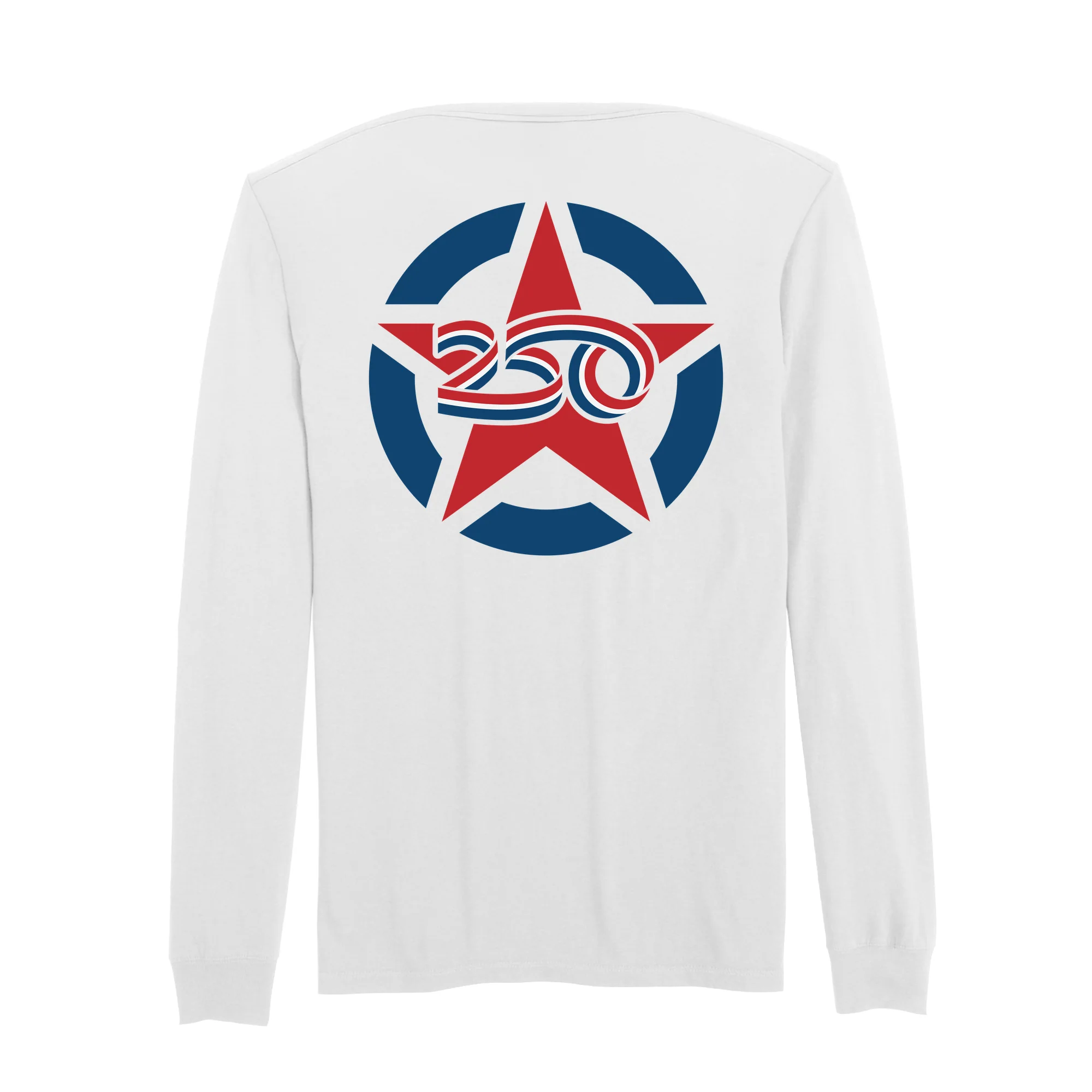 America250 Jeep Star Men's Long Sleeve T-Shirt - Image 5