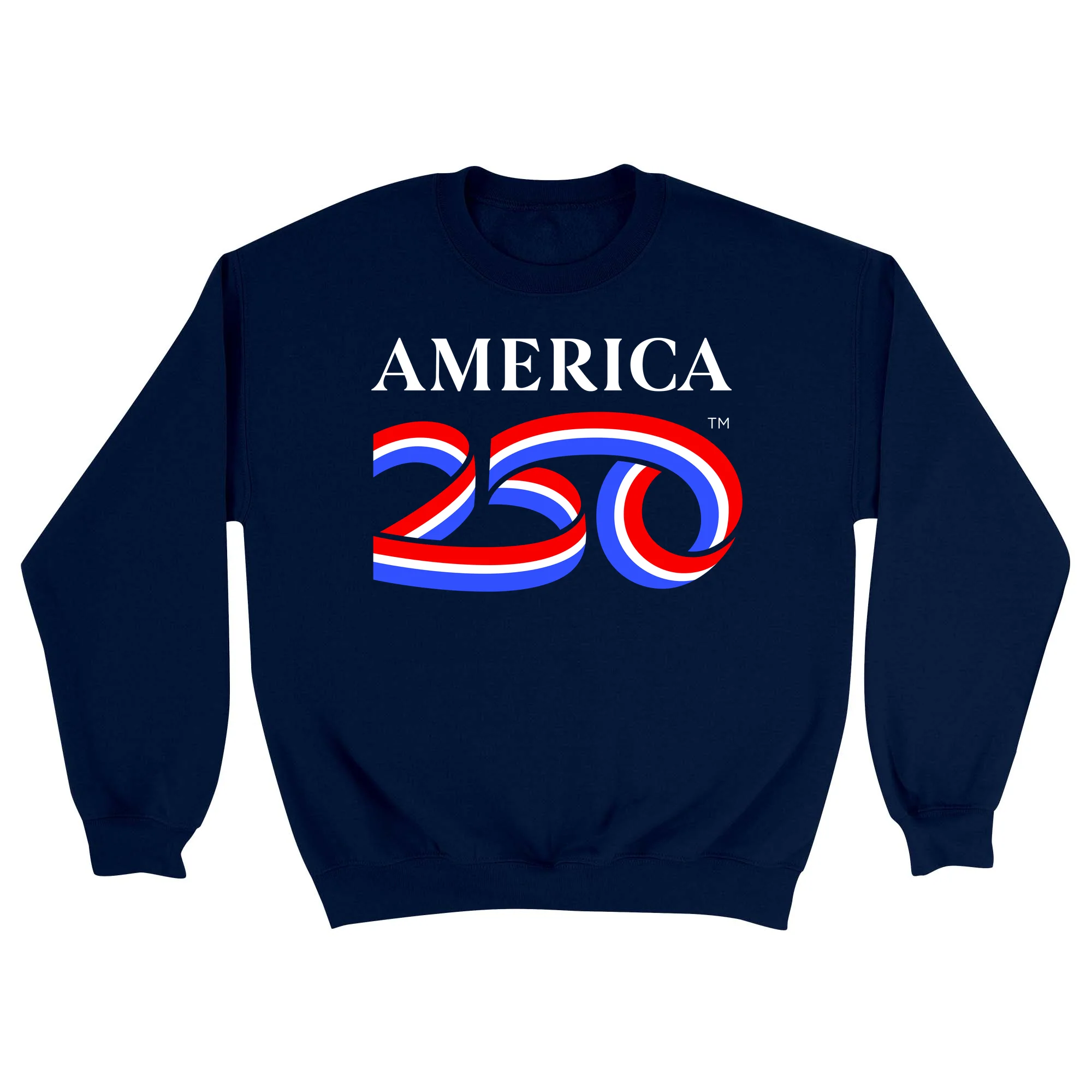 America250 Land of the FREE. Home of the BRAVE. Unisex Crewneck Sweatshirt - Image 4