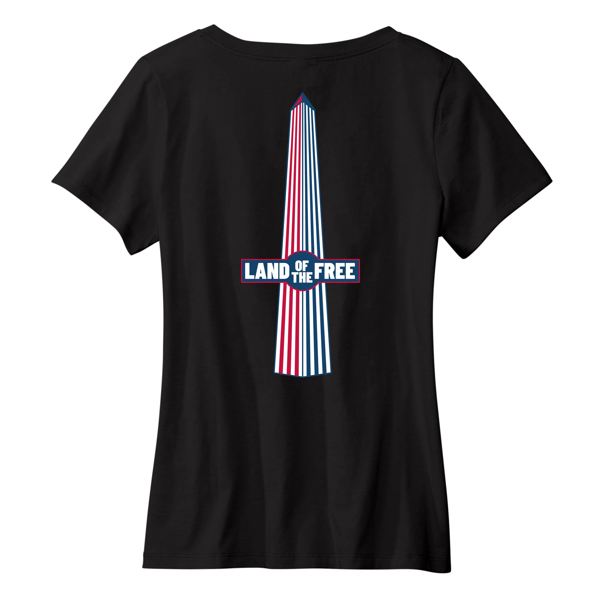 America250 Land of the Free Women's V-Neck T-Shirt