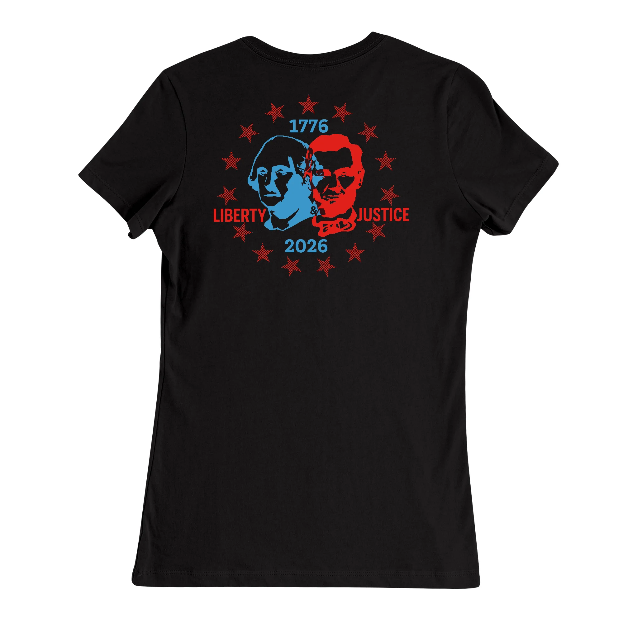America250 Liberty & Justice Women's T-Shirt - Image 3