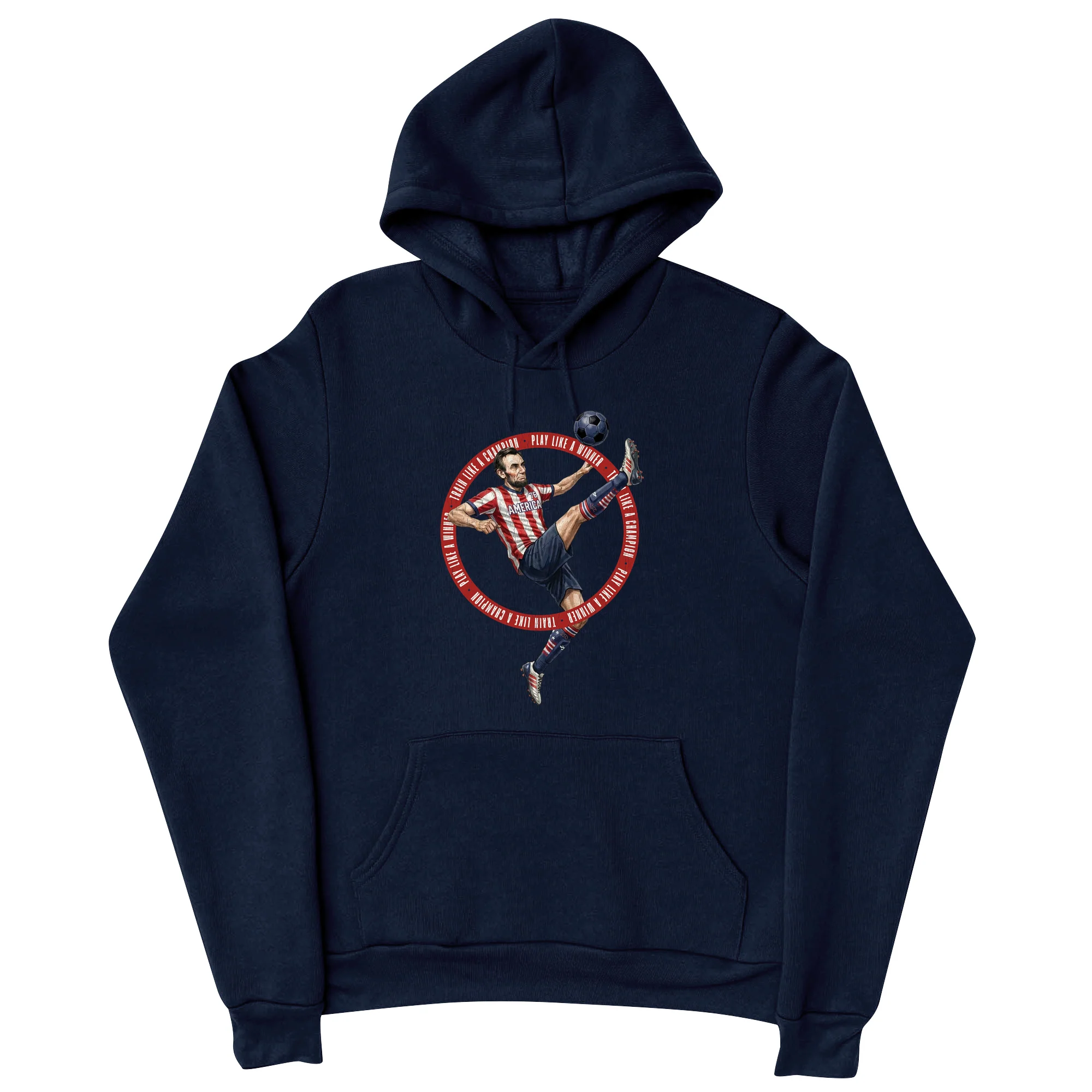 America250 Lincoln Soccer Unisex Hoodie - Image 3