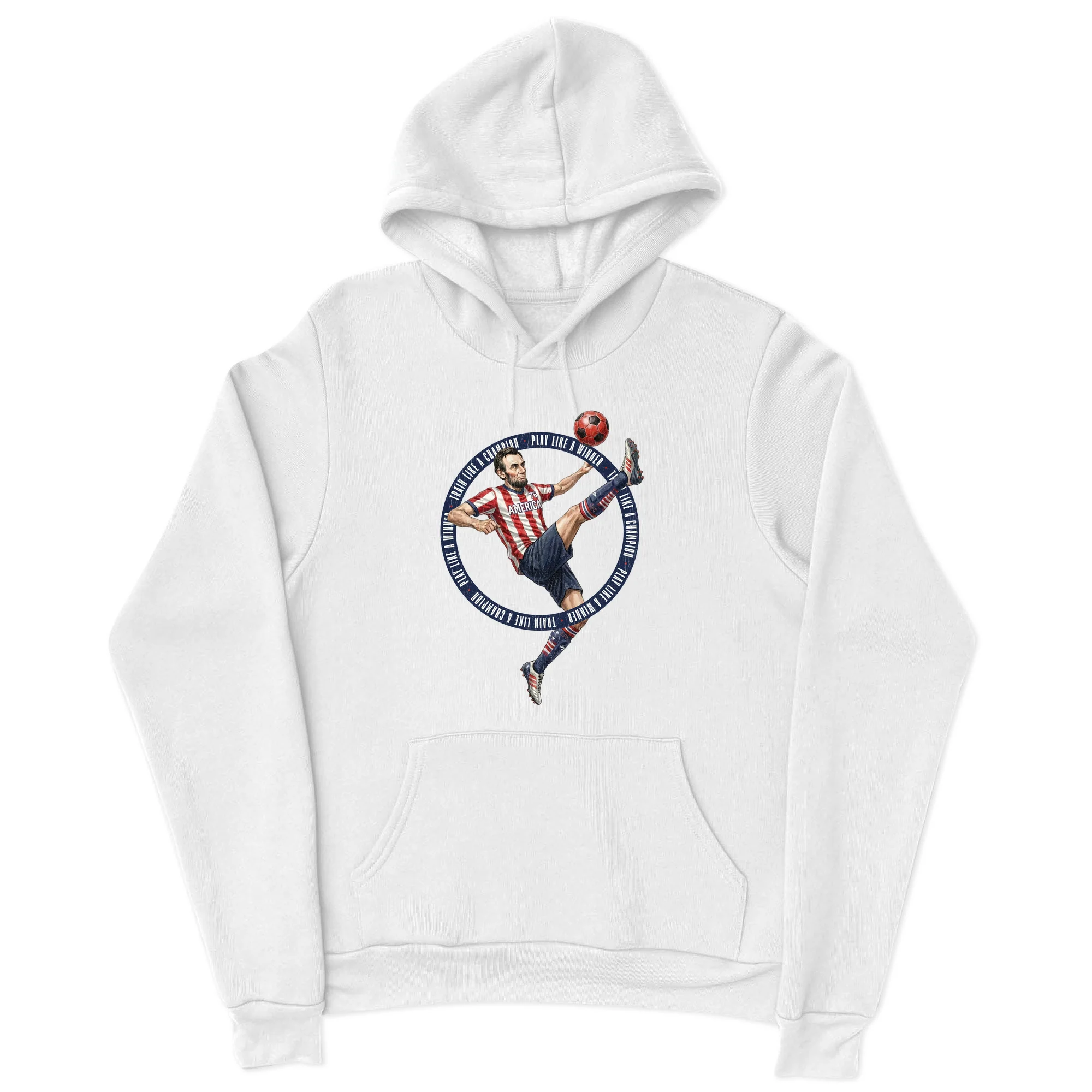 America250 Lincoln Soccer Unisex Hoodie - Image 5